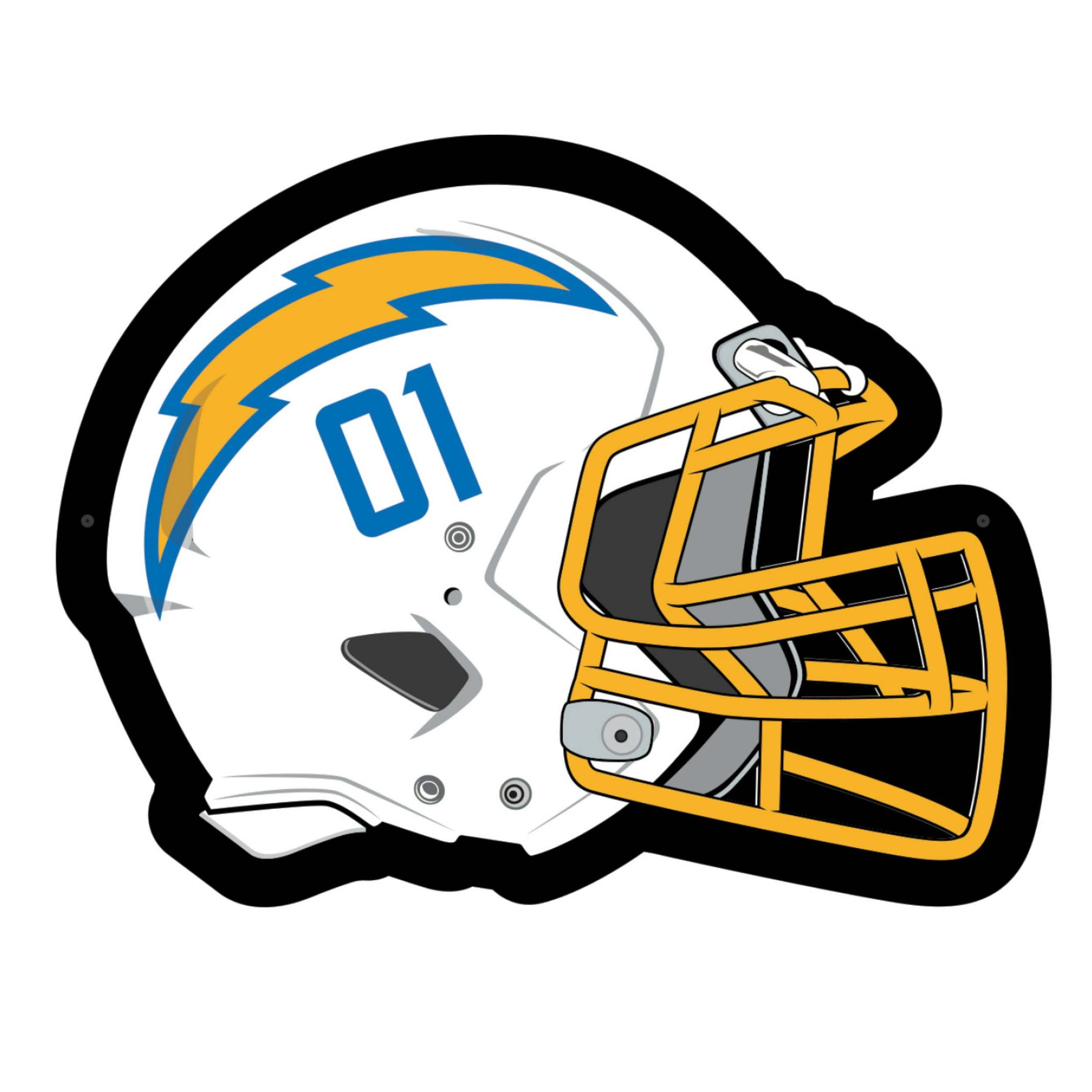 Evergreen 8LED3825HMT Los Angeles Chargers 19.41-Inches W x 15-Inches H Acrylic Sports Wall Phrases Wall accent