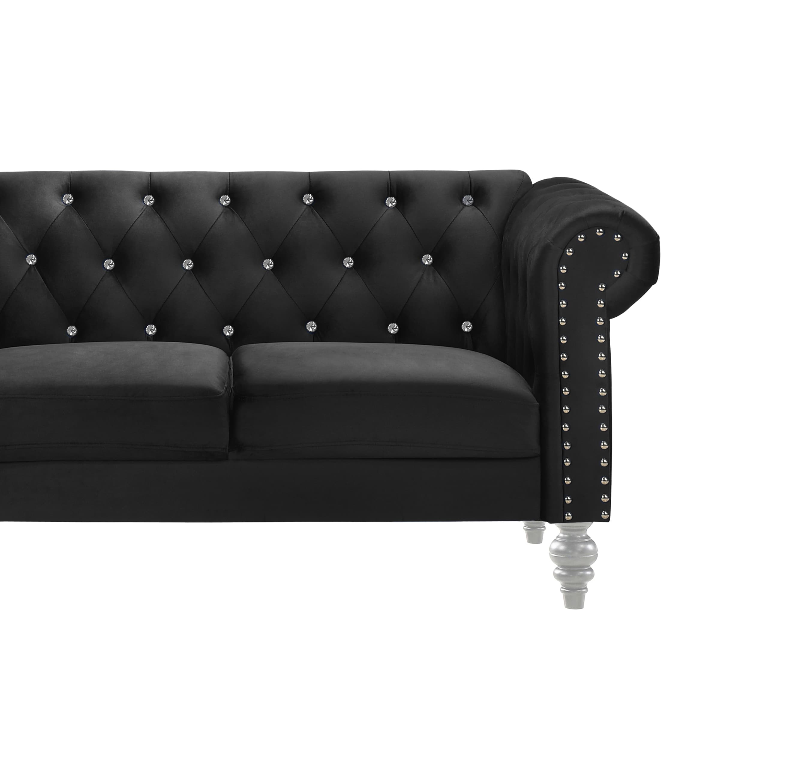 New Classic Furniture UKD13-20-BLKC Sofas-Loveseats - View #6