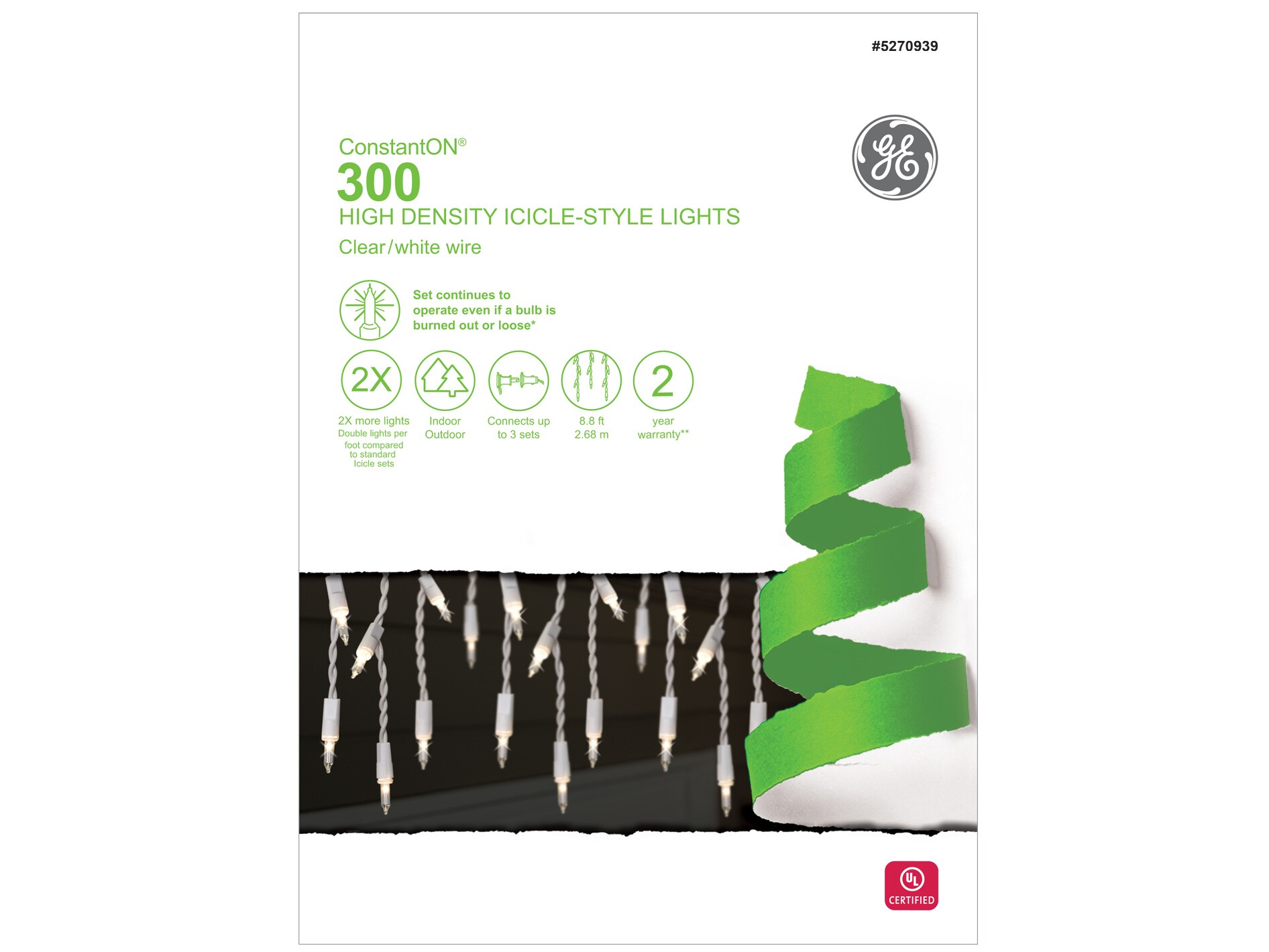 GE 61646LO Christmas-Icicle-Lights - View #5