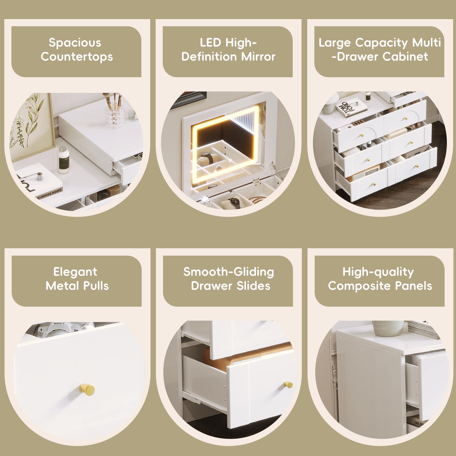 Choco Moon 5392265546863 Bedroom-Vanities - View #7