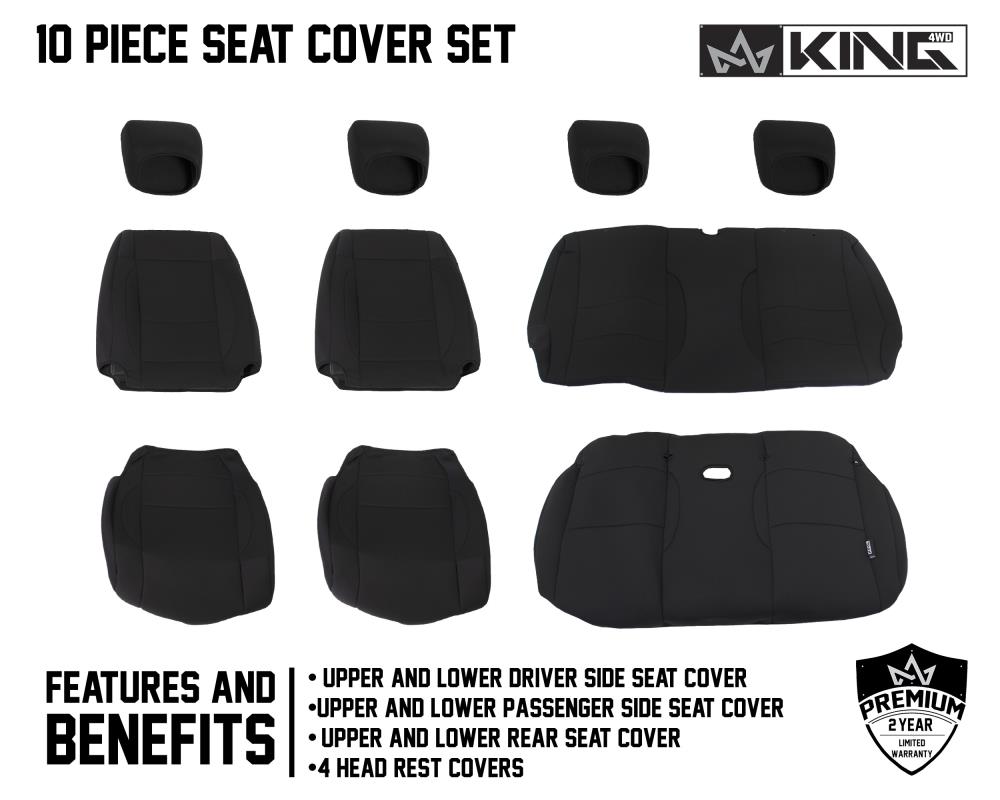 King 4WD 11010301 Car-Seat-Covers - View #5