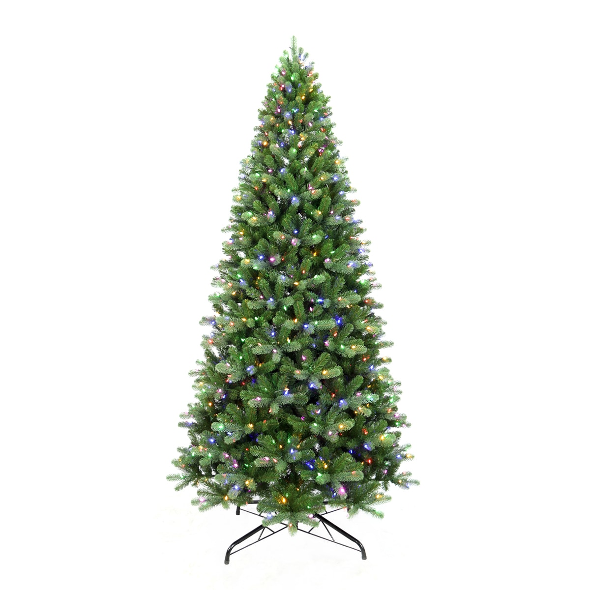Holiday Living - 9-ft Emerson spruce Pre-lit Full Rightside-up Green Artificial Christmas Tree wi...