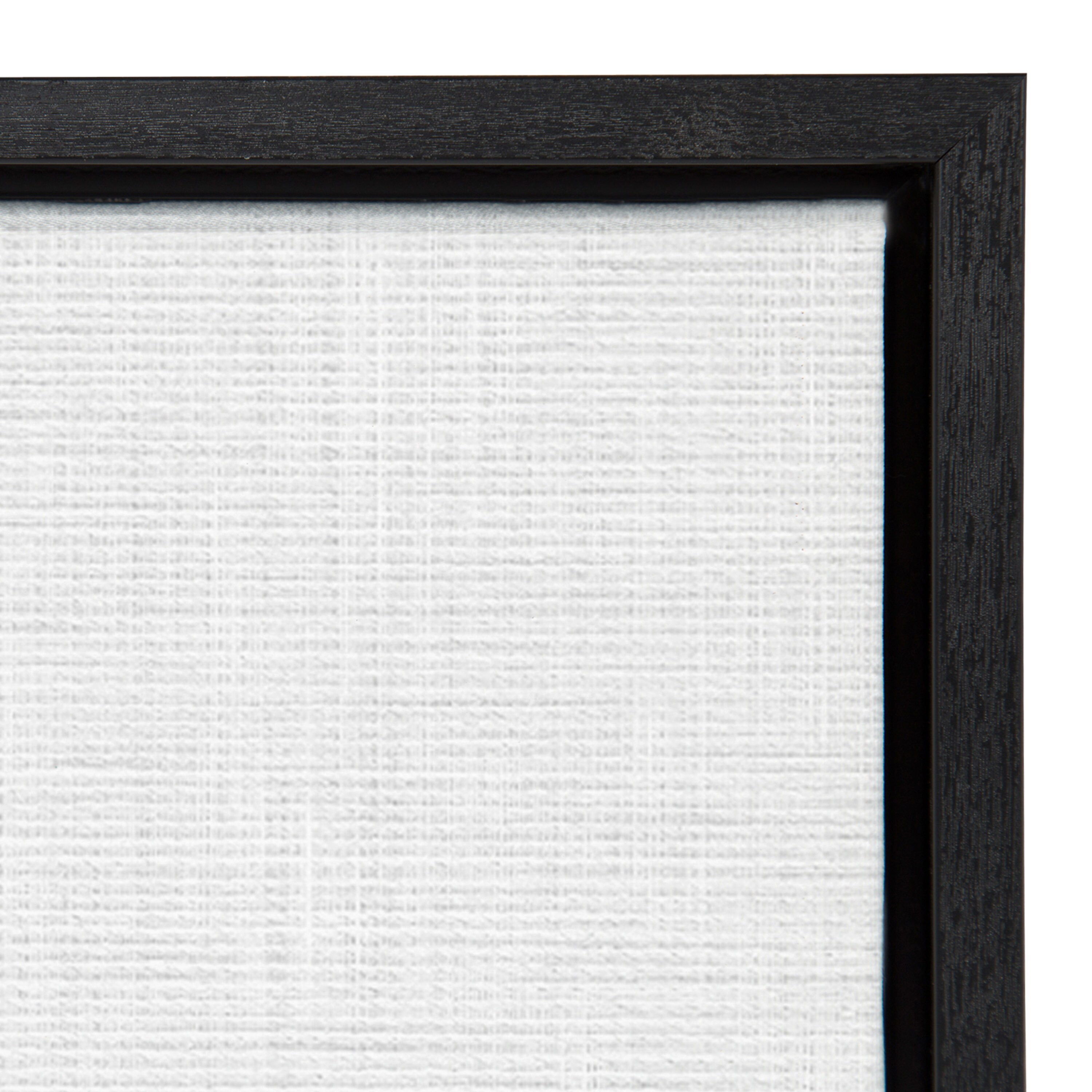 Kate and Laurel Wash/Flush Uniek Black Framed 13-in H x 13-in W ...