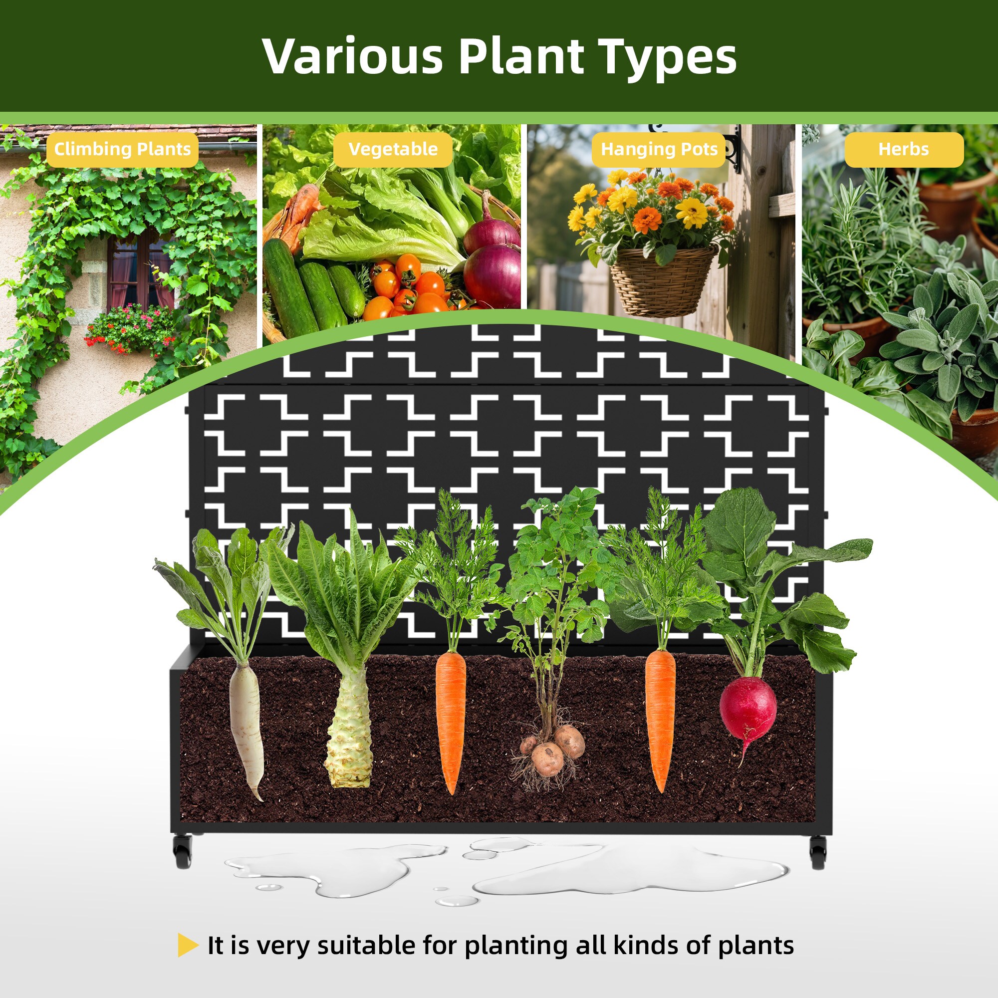 Misty Moon LW0409-RPB-ZZX050 Raised-Planter-Boxes - View #6