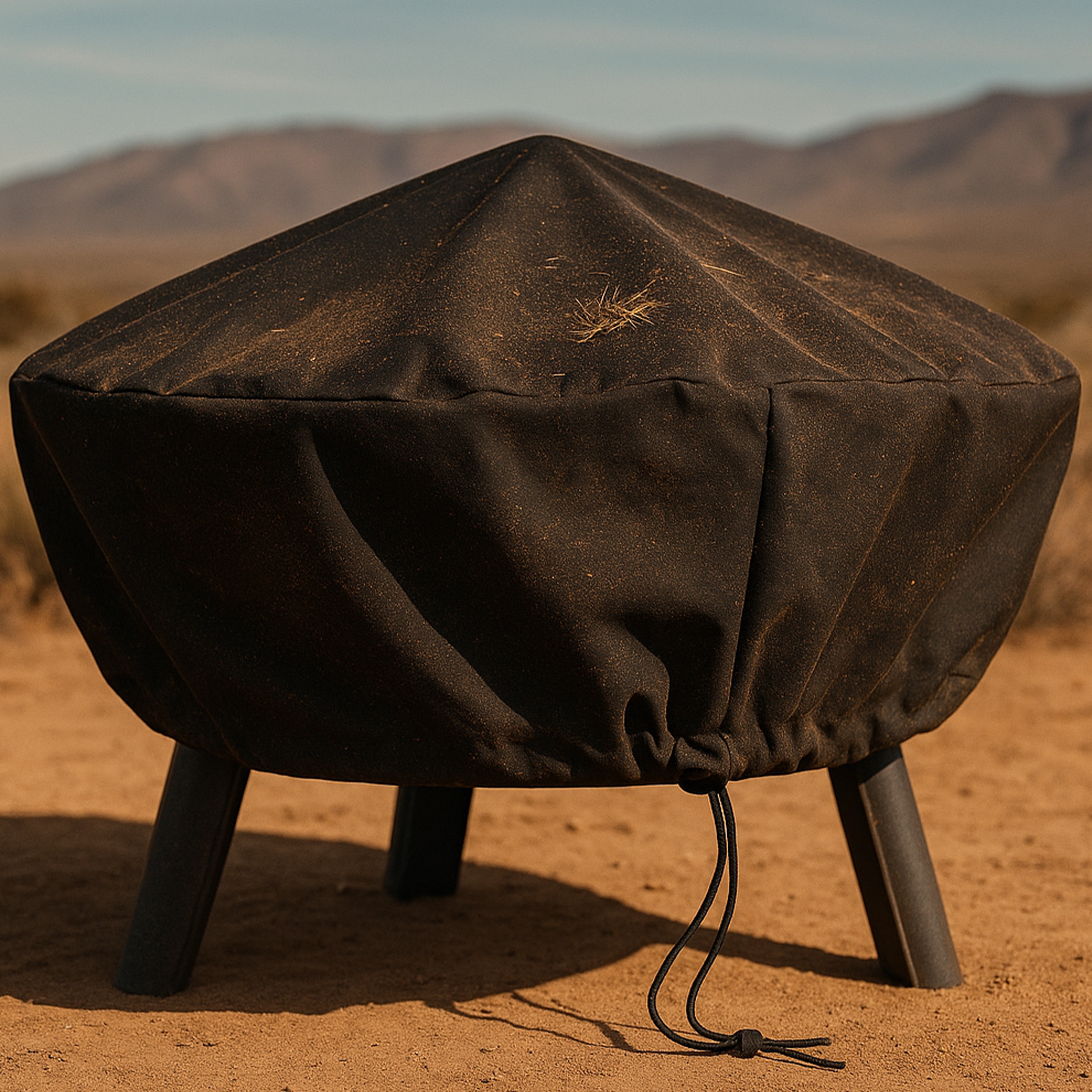 Sunnydaze Decor FI-3612BLK-INV Fire-Pit-Covers - View #6