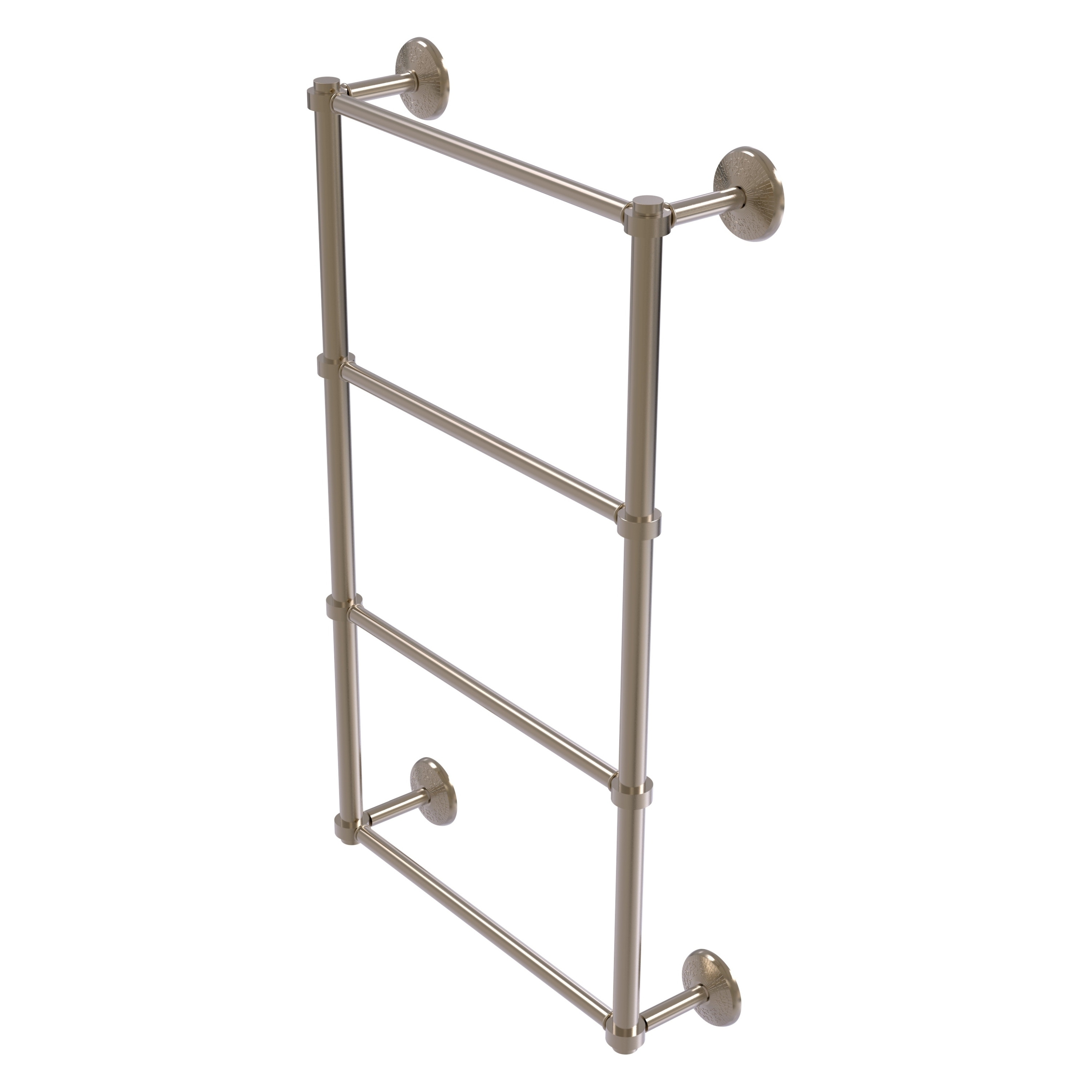 Allied Brass MC-28-36-PEW Monte Carlo 36-in double Antique Pewter Wall mount 4-tier Towel Bar