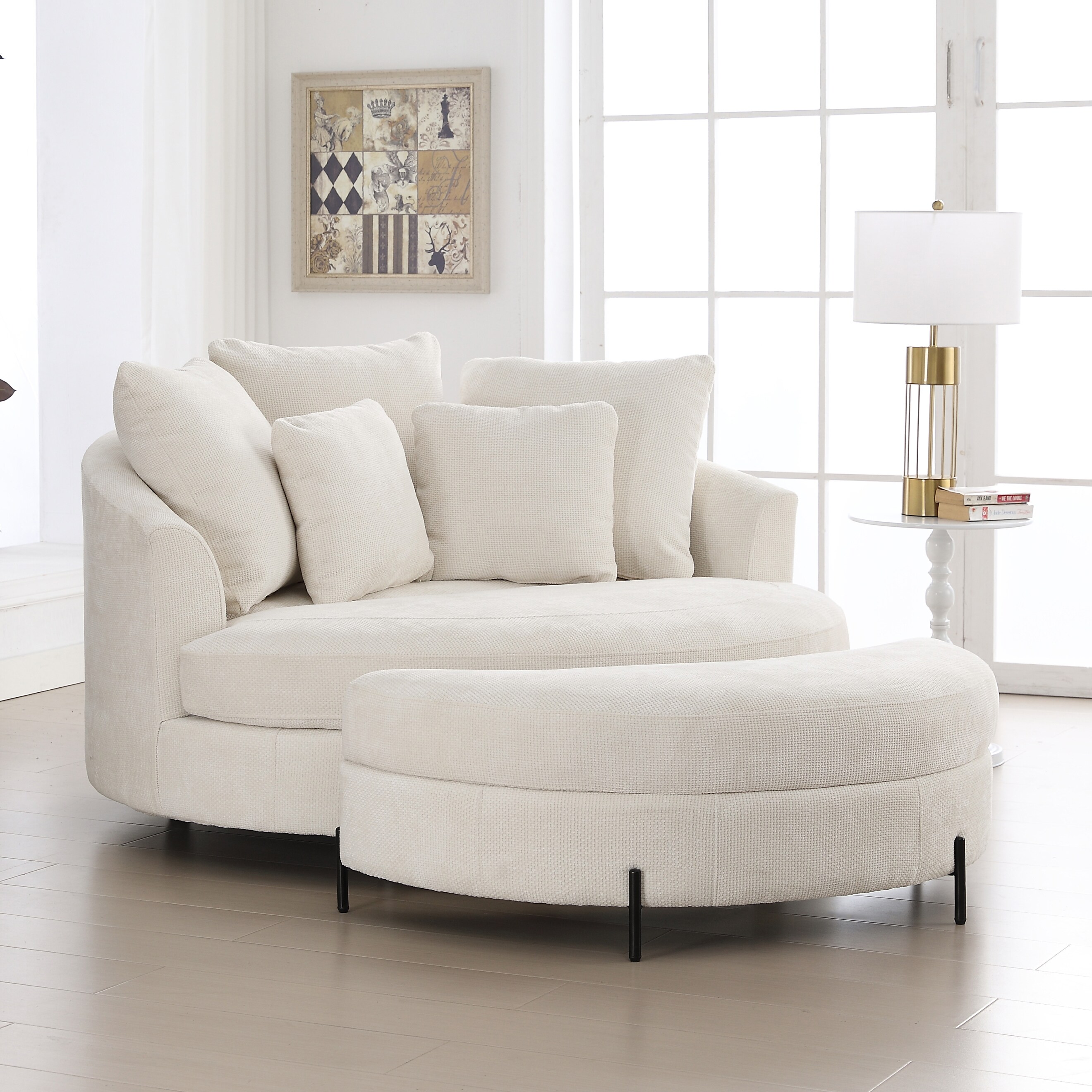 Hrinhom HC-W1105-BEIGE chairs - View #2