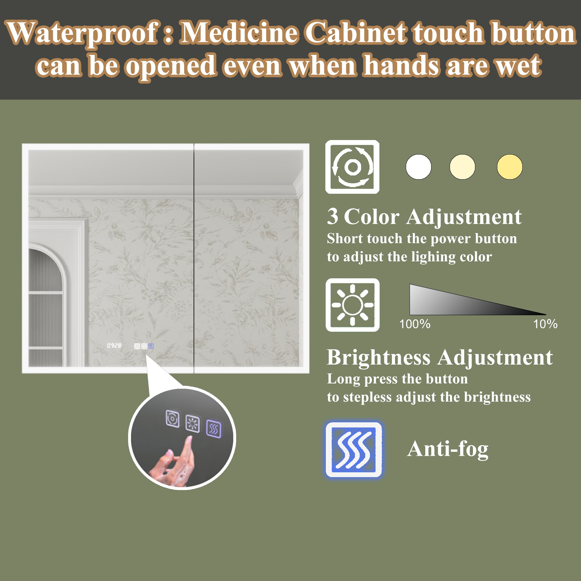 ExBrite 2430V3R1230XD2 Bathroom-Medicine-Cabinets - View #5