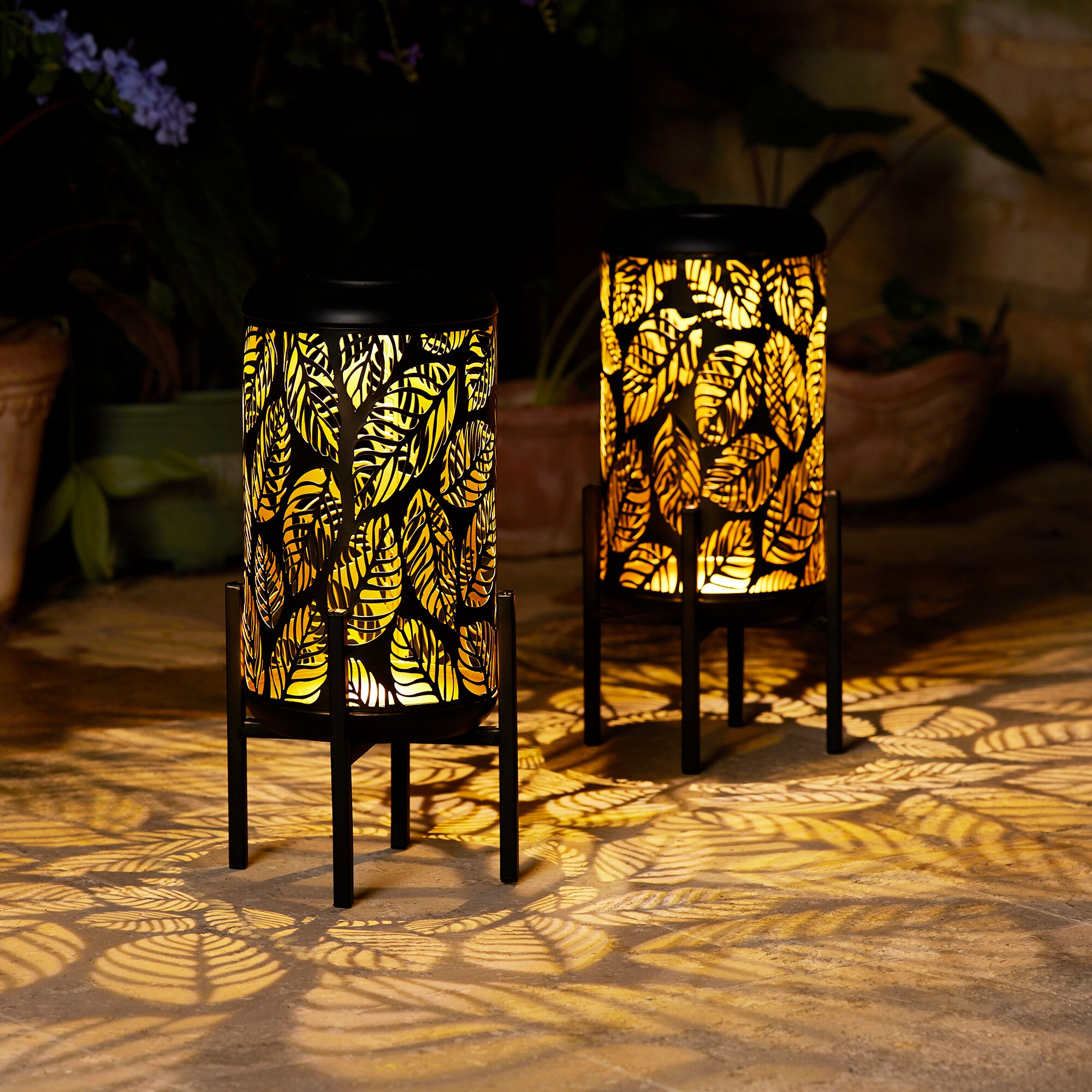 Glitzhome 2023300076 Outdoor-Decorative-Lanterns - View #3