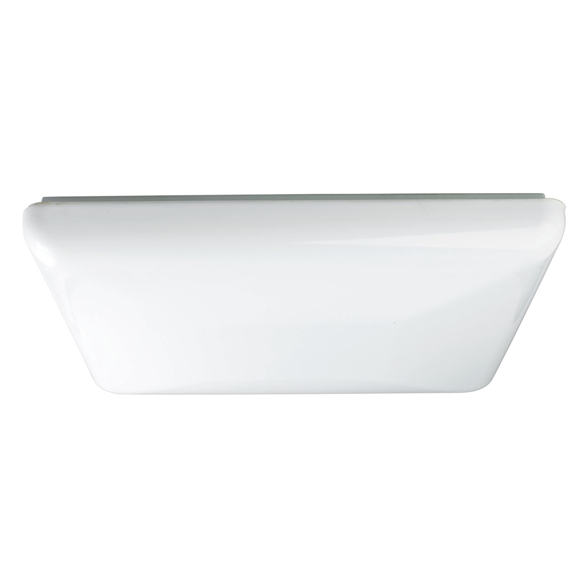 Forte Lighting 20021-02-03 Tilson 2 -Light 19.5-in Protective shell White Flush Mount Light