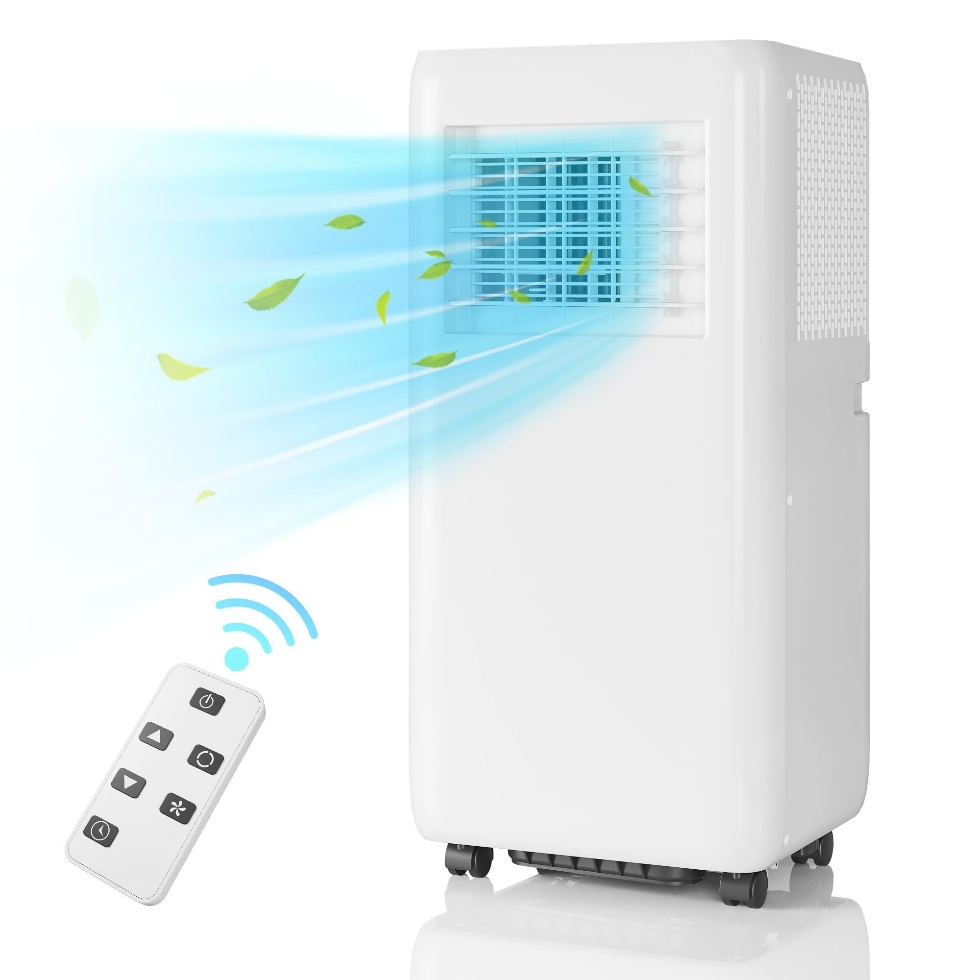 GarveeLife 10000 BTU Smart Portable Air Conditioner with Dehumidifier/LED Display and install Kit