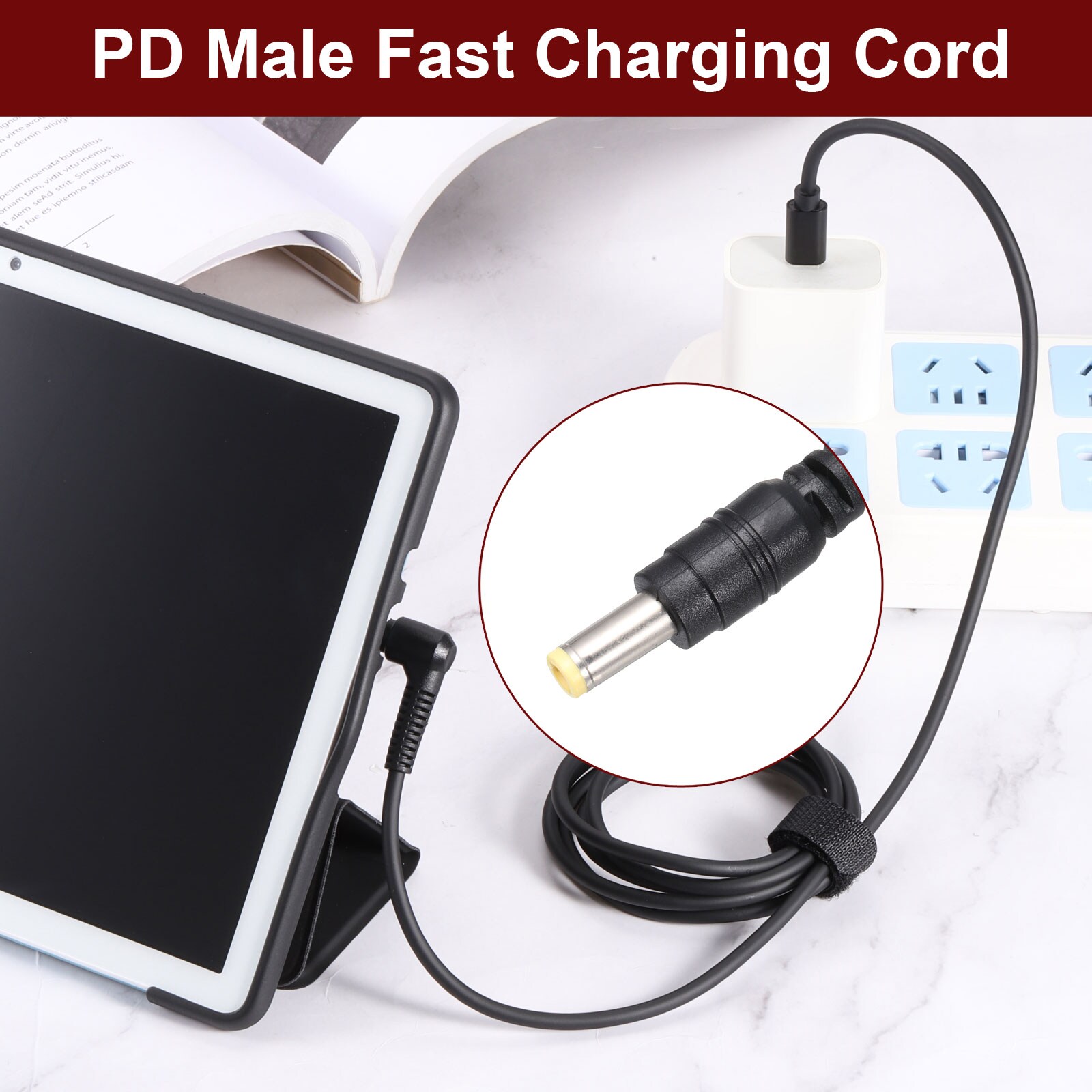 Unique Bargains 5FT USB C to DC PD Power Fast Charging Cable 5.5mm x 2 ...