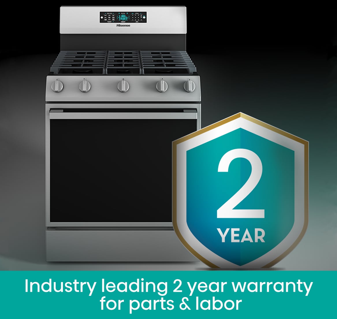 Hisense HBG3601CPS Freestanding-Gas-Ranges - View #5