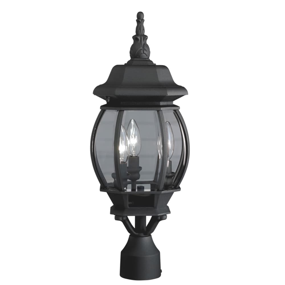 American Heritage Outdoor Post Lantern : 1056-BL-CL