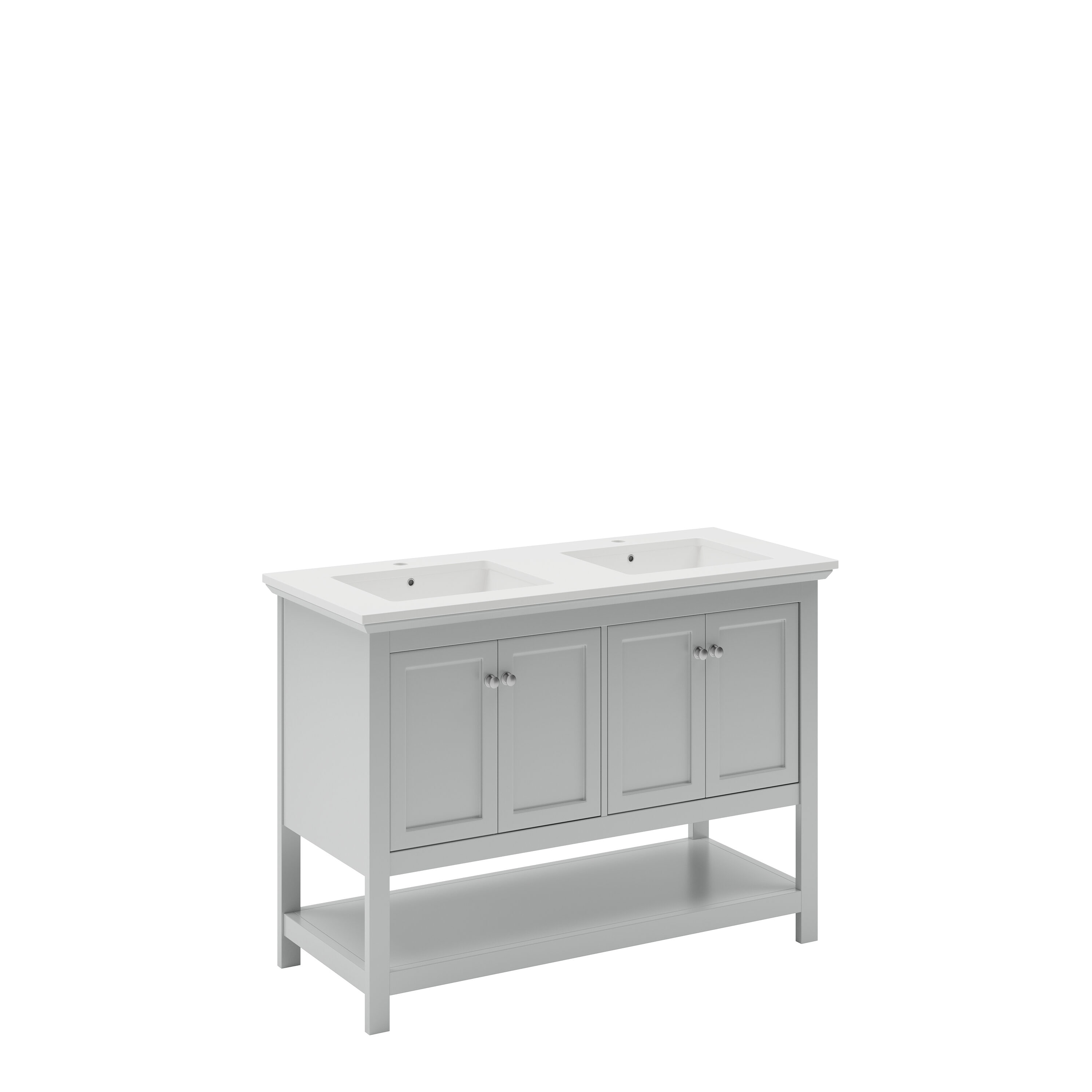 Fresca FCB2348GR-D-CWH-U Bath-Vanity-Combo - View #2