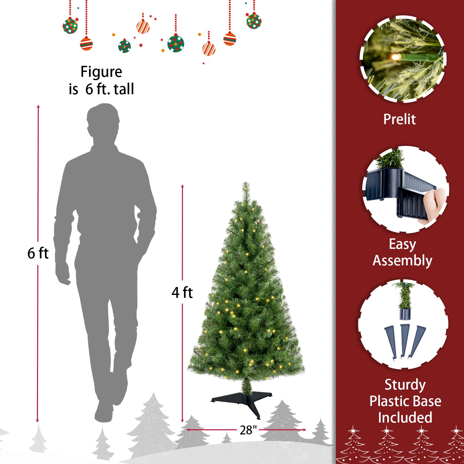 Tatayosi T224647 Artificial-Christmas-Trees - View #6