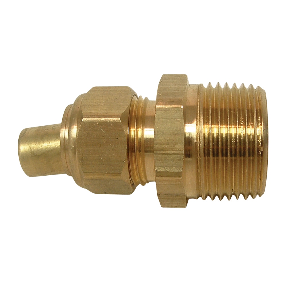 Watts A-325 5/8-in x 3/4-in Compression x Mip Adapter Compression Fitting