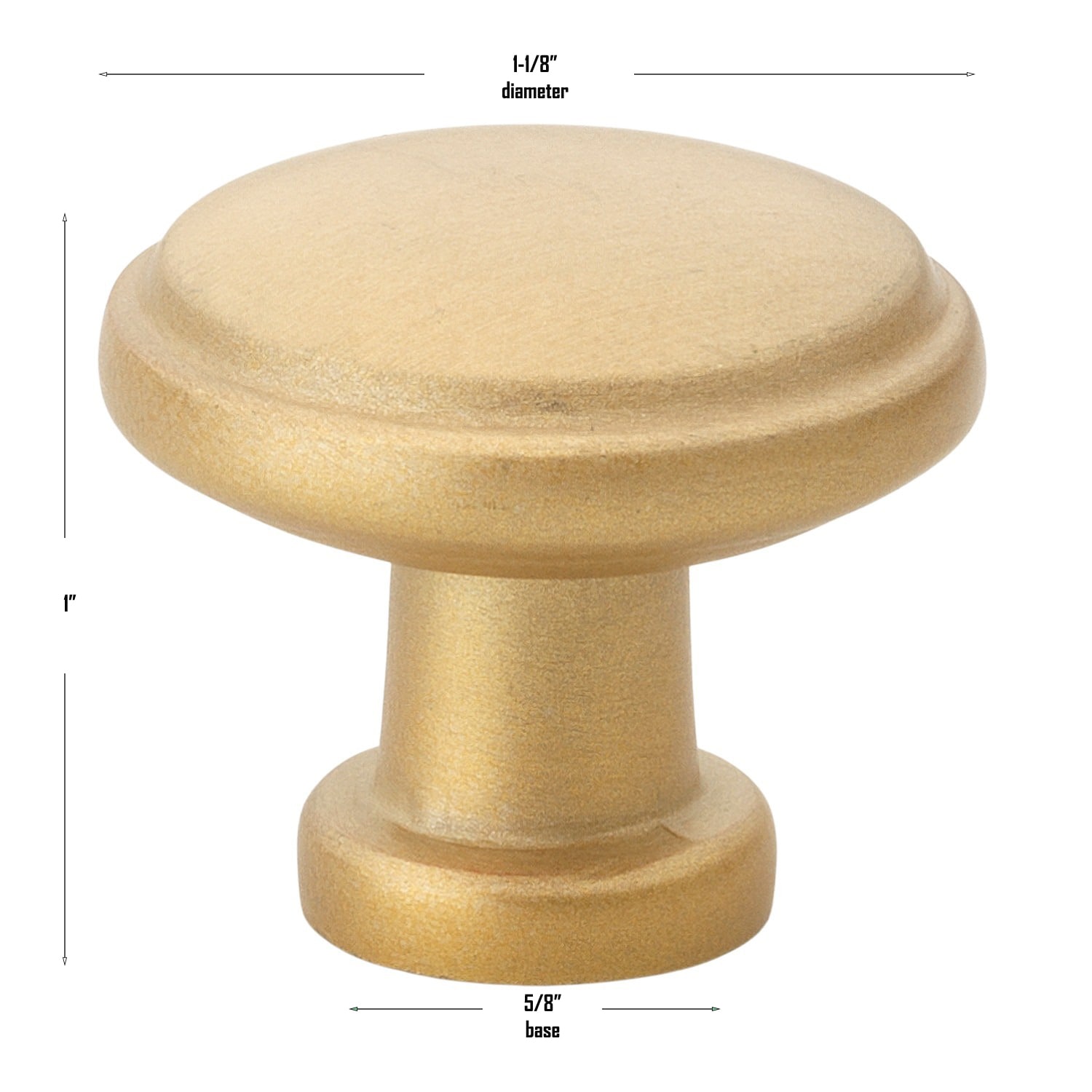 GlideRite Hardware 5096-SG-5 Cabinet-Knobs - View #4