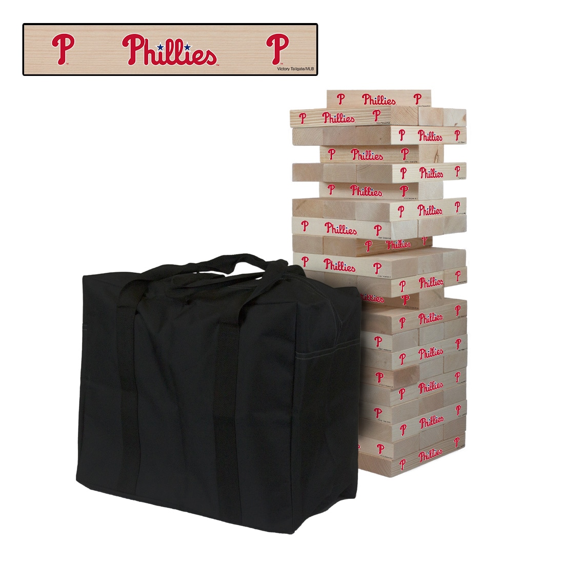 Victory Tailgate 830608 Philadelphia Phillies Outdoor Stacking game