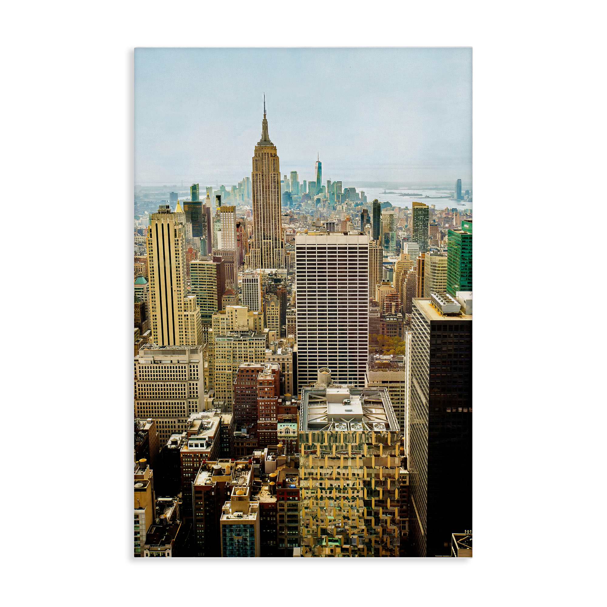 Stupell Industries BT-600-CN-20X30 Overlooking Cityscape Buildings Canvas design by Seven Trees Design