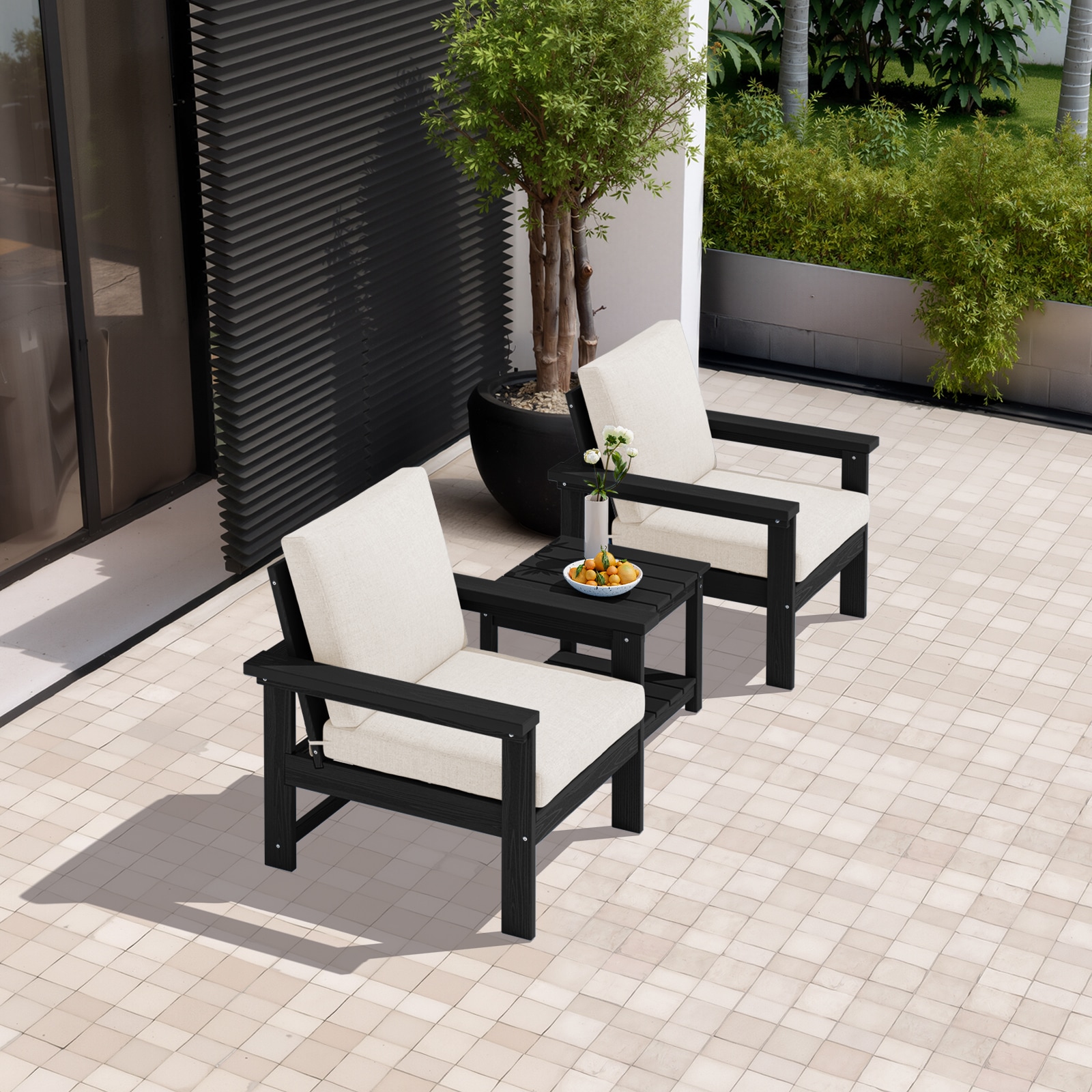 VOUA ZHSF03-BJ-BK Patio-Conversation-Sets - View #8