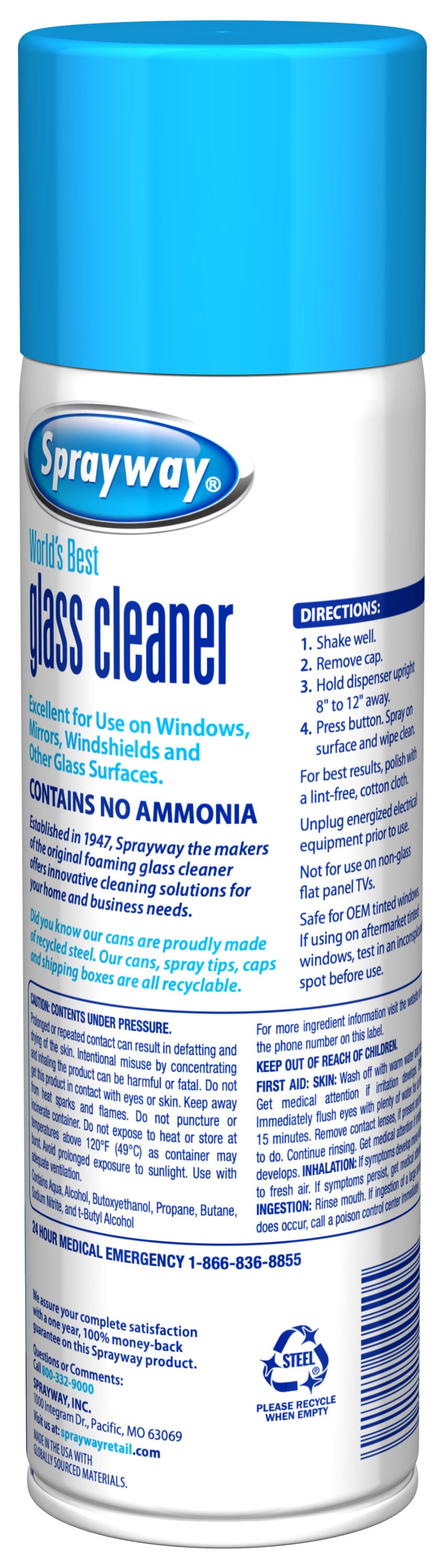 SPRAYAWAY GLASS CLEANER- EPA COMPLIANT 092110