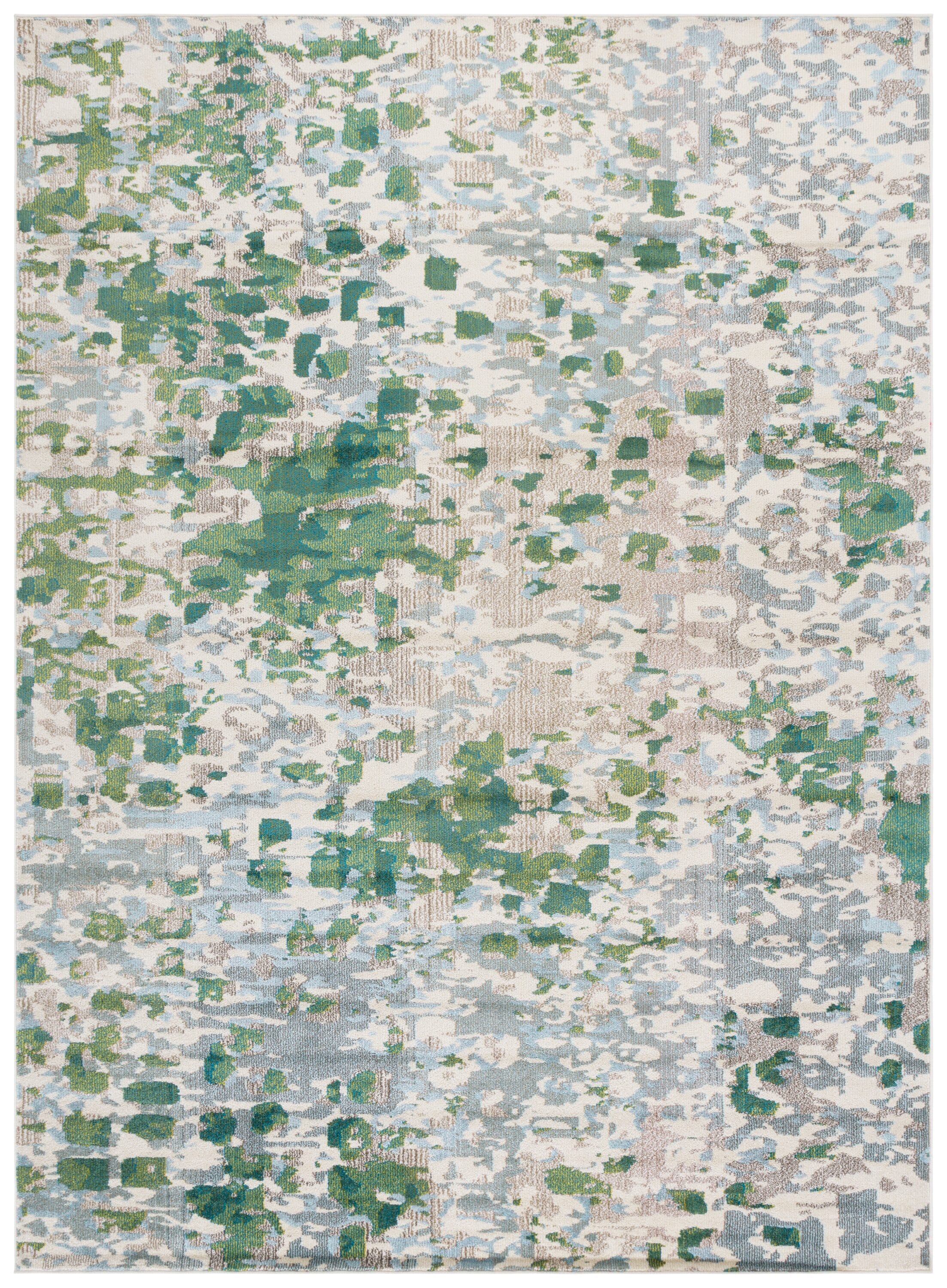 Monaco 225Y Green/Blue 9 X 12 Area Rug