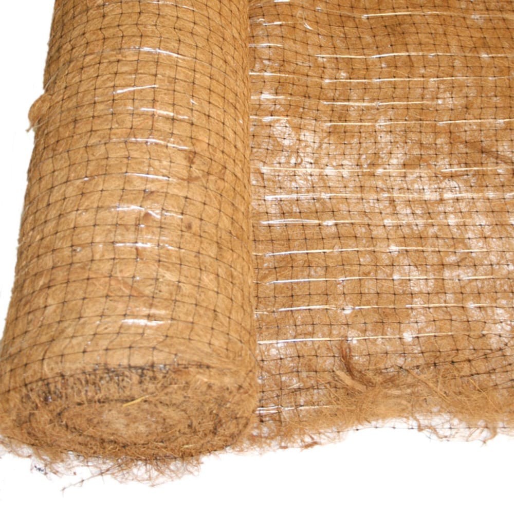 Erosion Control Blanket 4 x 225 ft Jute Mesh Natural Fiber Biodegradable New 