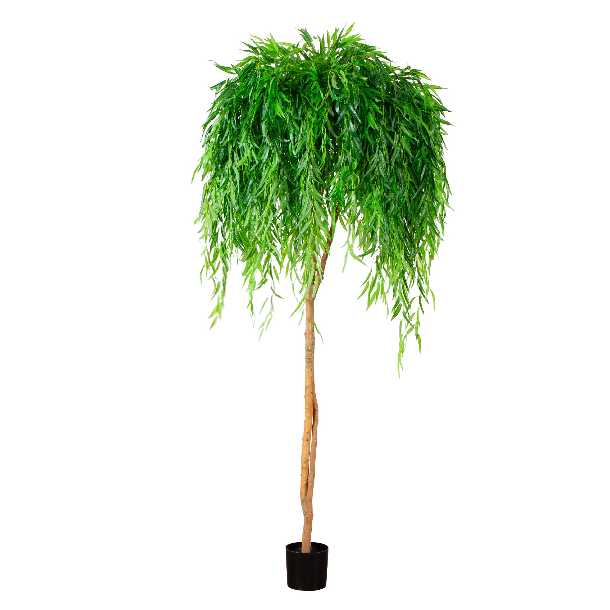 Nearly Natural T4818 96-in Green Indoor Floor Silk Artificial tree