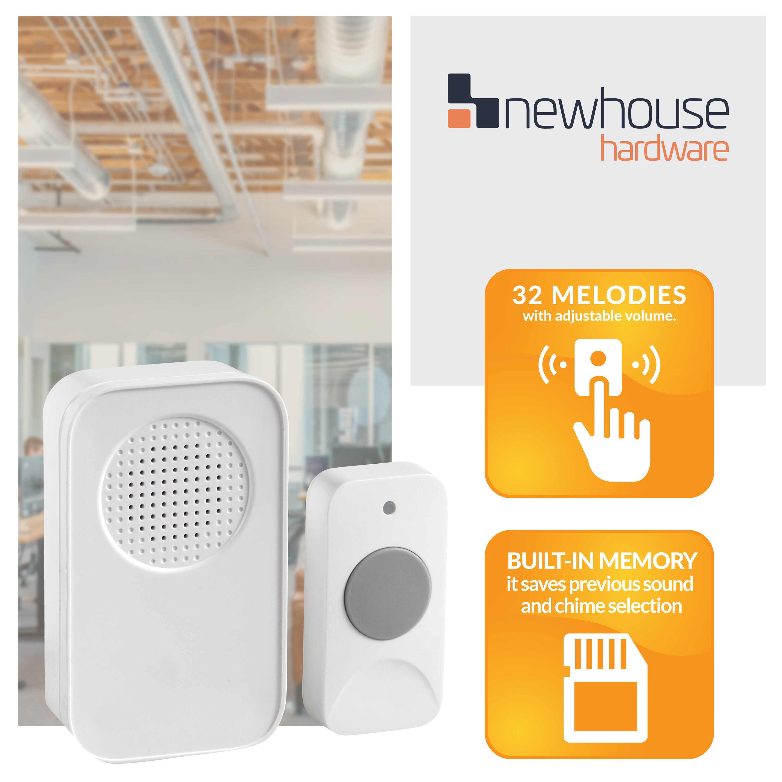 Newhouse Hardware WCMP Door-Chime - View #3
