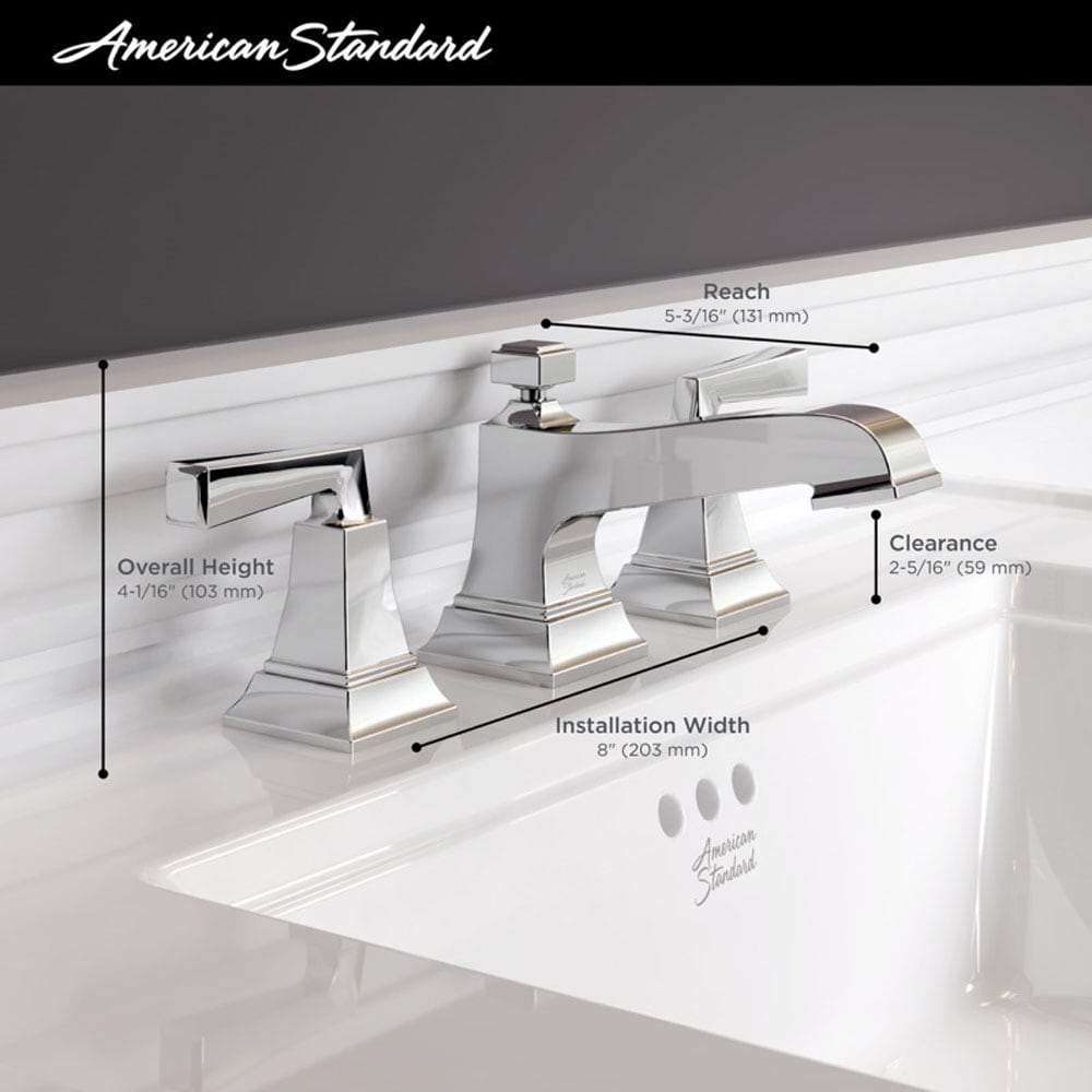 American Standard 7455801.002 Lavatory-Faucets - View #4
