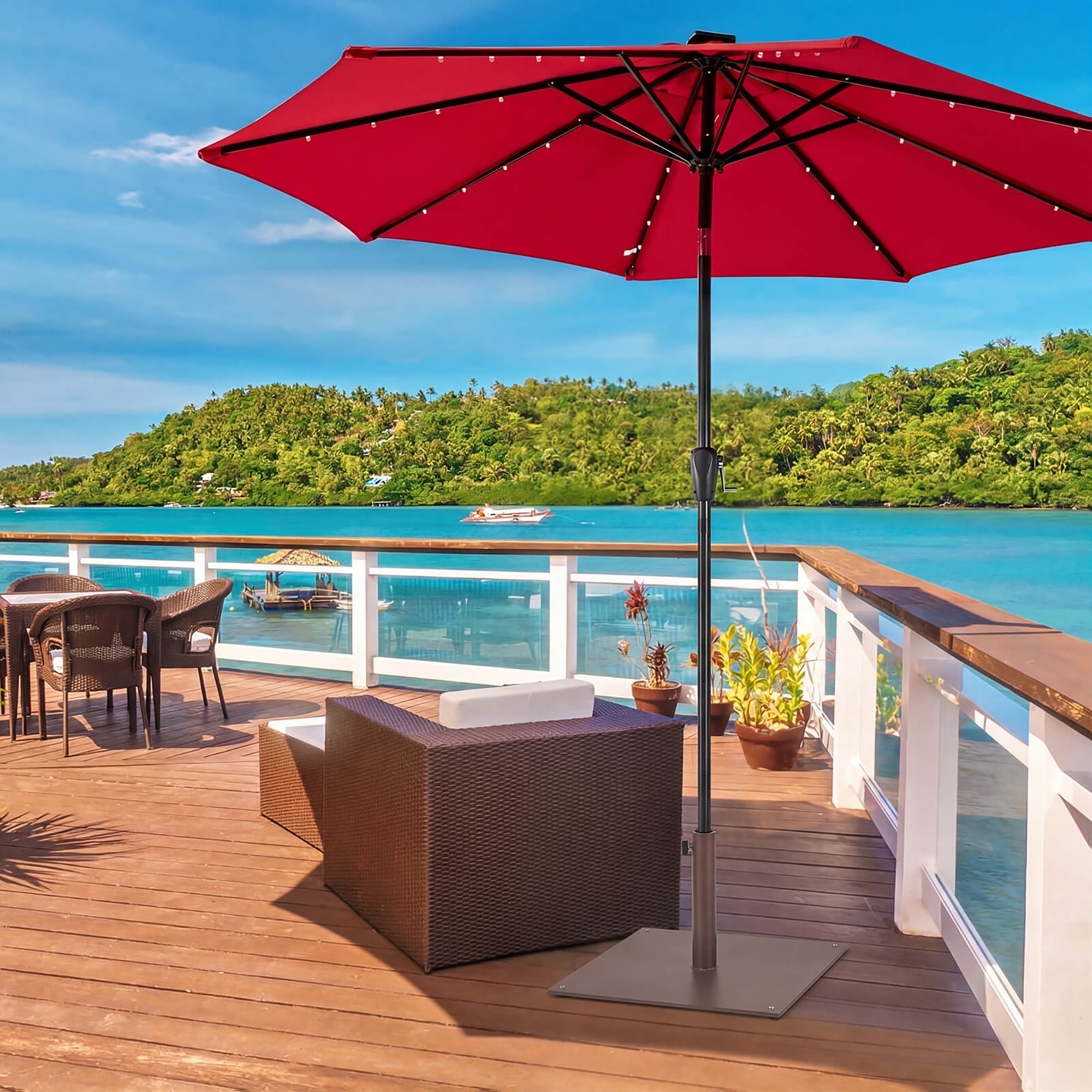 Costway HCST12080 Umbrella-Bases - View #8