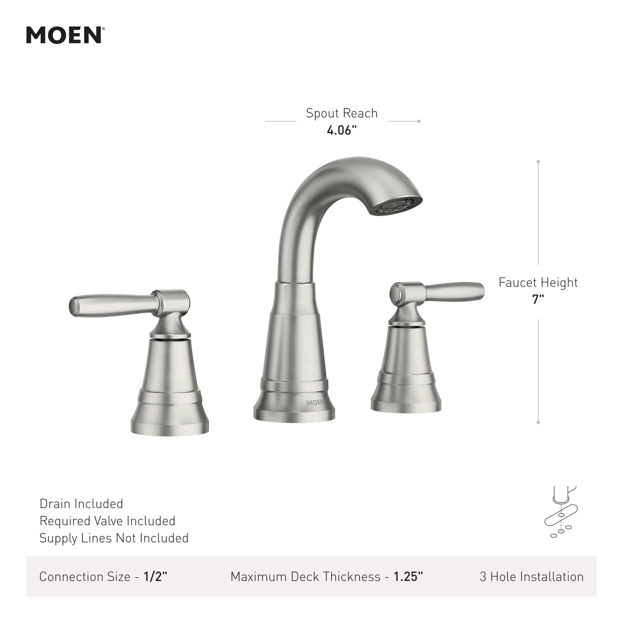 Moen 84972SRN Lavatory-Faucets - View #5