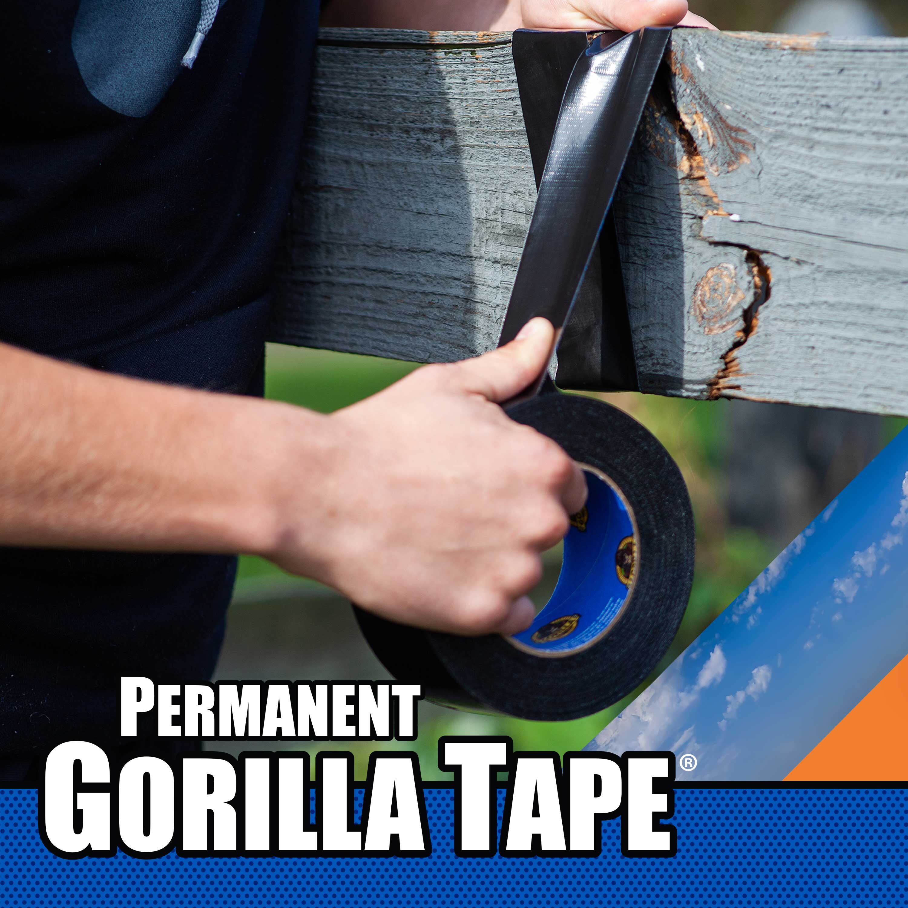 DOUBLE-SIDED DUCT TAPE 1.41 X 8yd. HEAVY DUTY INDOOR/OUTDOOR GORILLA 00726