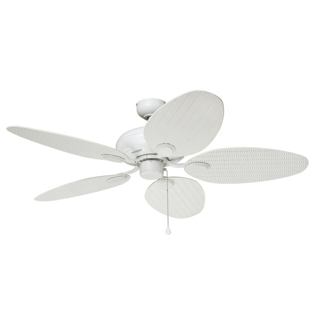 Matte White Indoor Outdoor Ceiling Fan, Harbor Breeze Outdoor Ceiling Fan Blade Arms