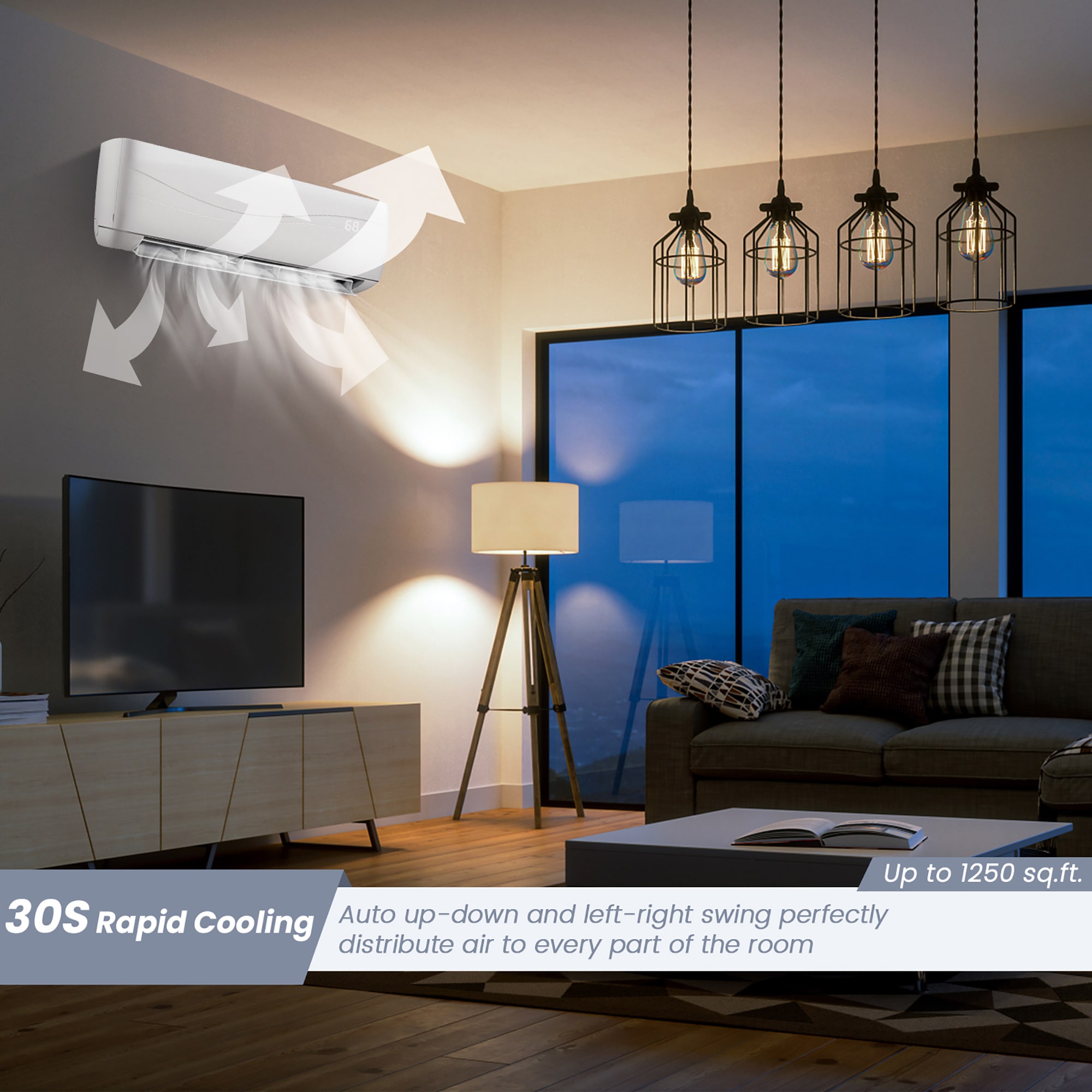 Costway LWS00232 Wall-Air-Conditioners - View #3