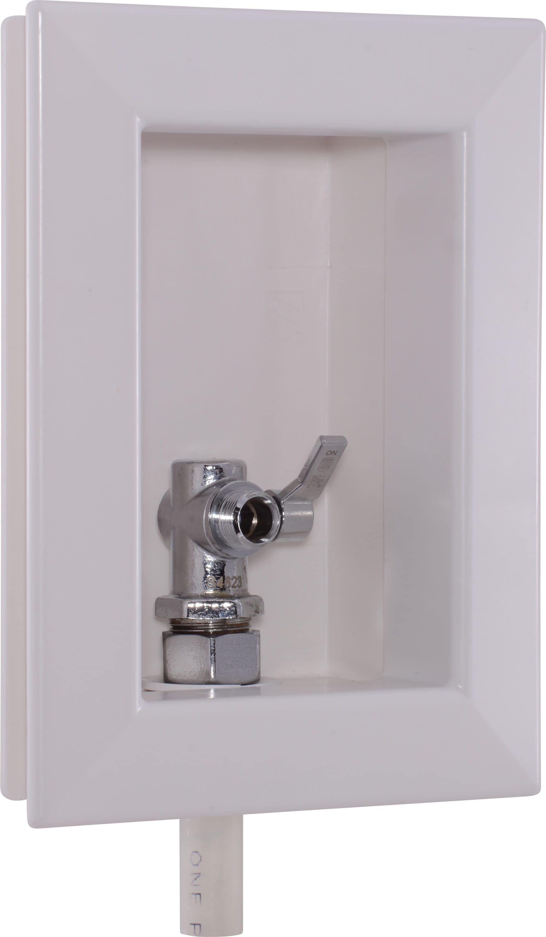 HoldRite Quarter turn ball valve Copper sweat Ice maker Outlet Box #HR-AF-P-1