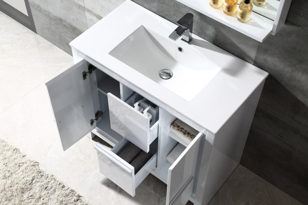 Fresca FVN8136WH Bath-Vanity-Combo - View #5