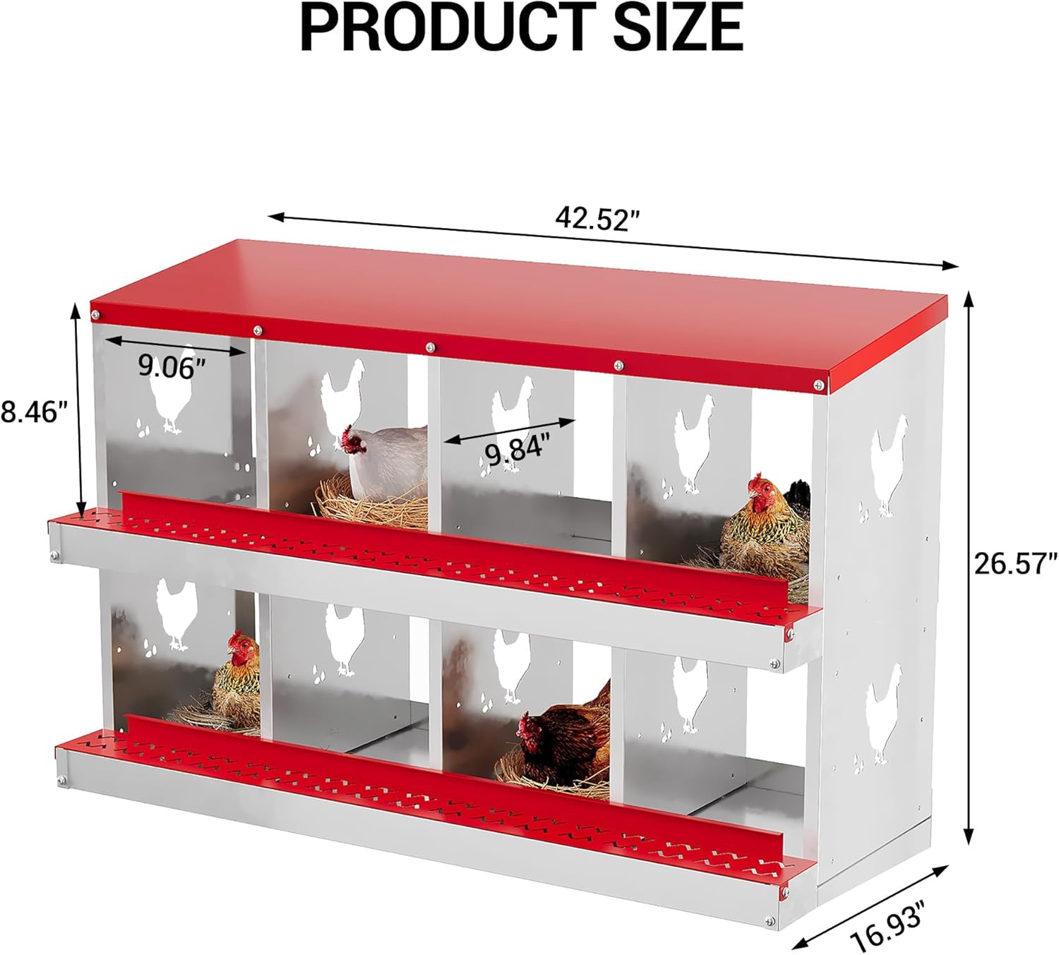 Qeetex GGL-PHO-348SS85U Chicken-Coops-Rabbit-Hutches - View #4