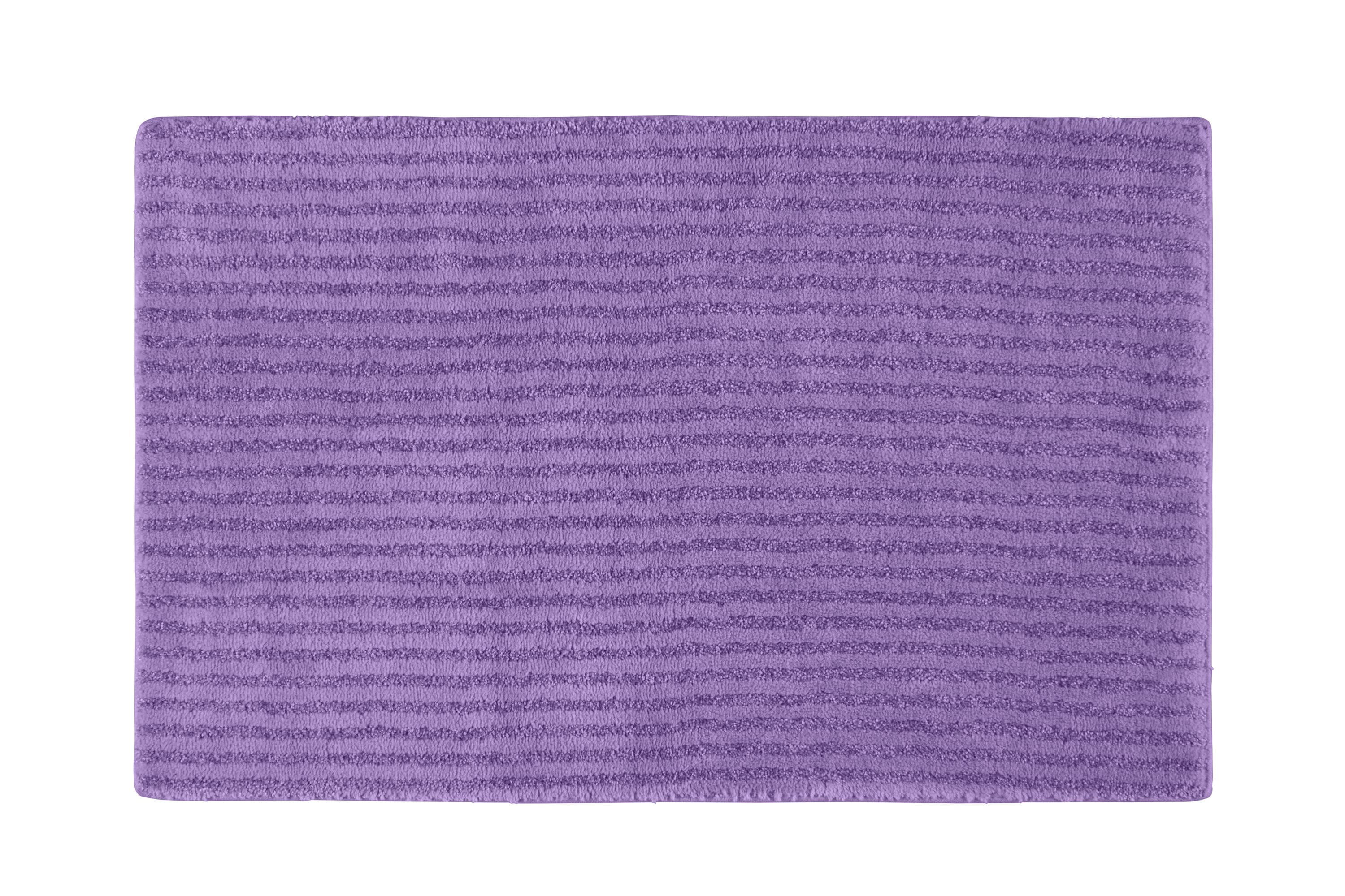 Garland Rug BA080W024040I9 Sheridan 24-in x 40-in Purple Nylon Bath rug