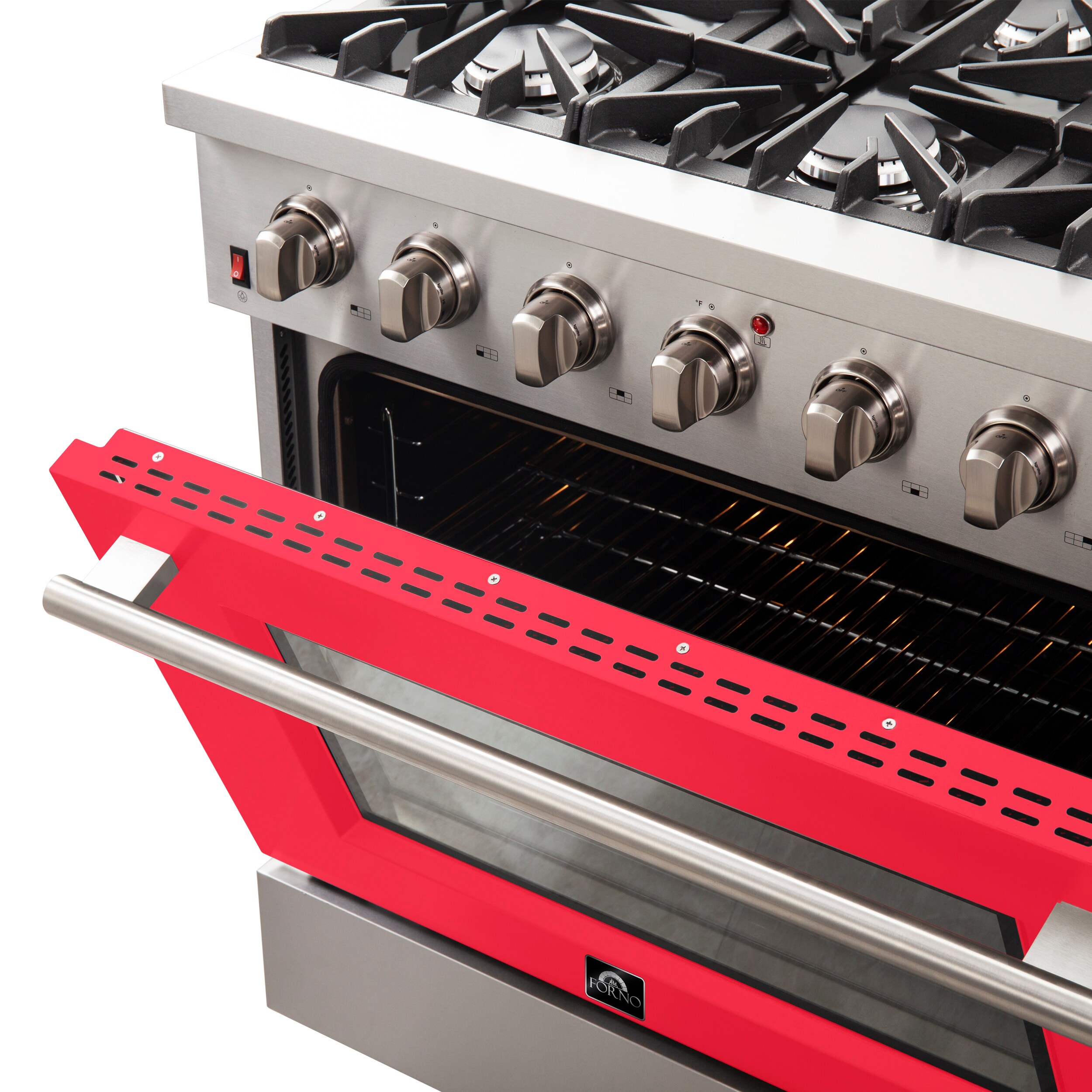 FORNO FFSGS6244-36RED Freestanding-Gas-Ranges - View #5