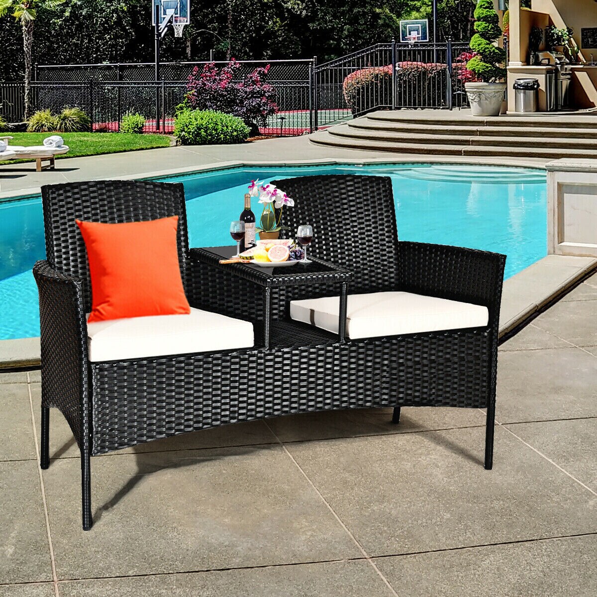 WELLFOR AY-34BE-CY Patio-Conversation-Sets - View #7