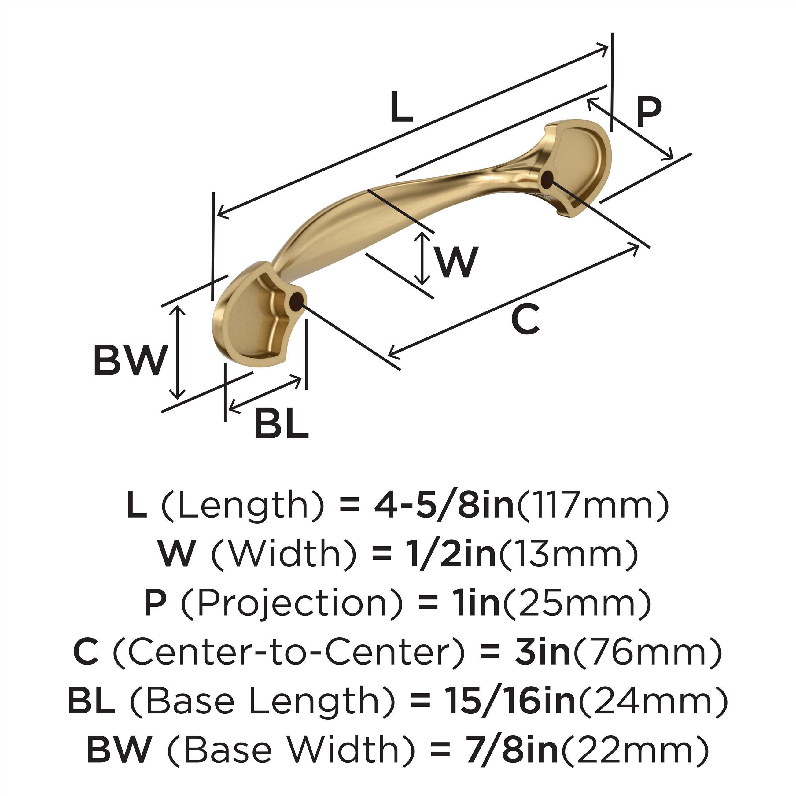 Amerock 10VMP173CZ Cabinet-Pulls - View #4