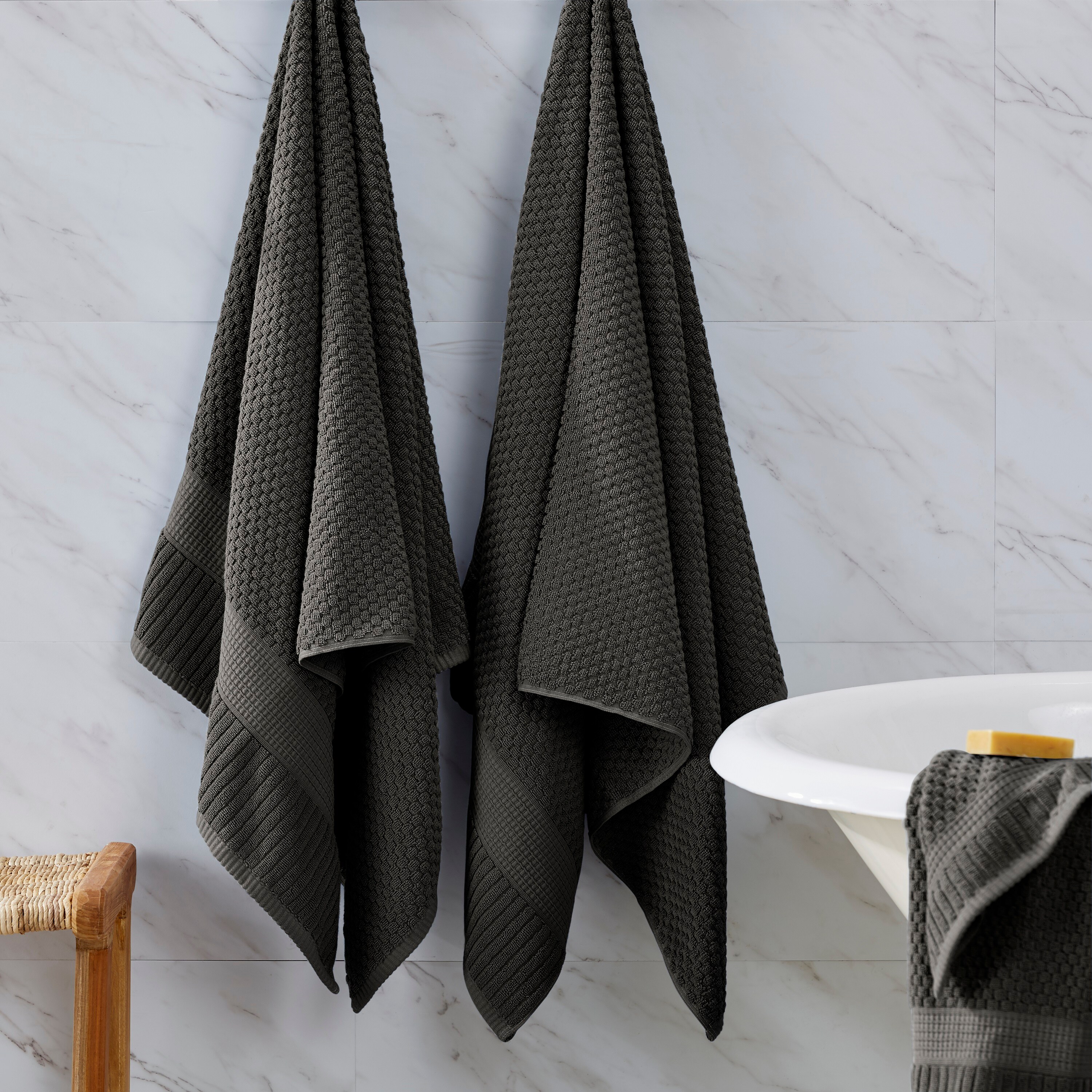 Soft Textrued Bath Towels – NY Loft