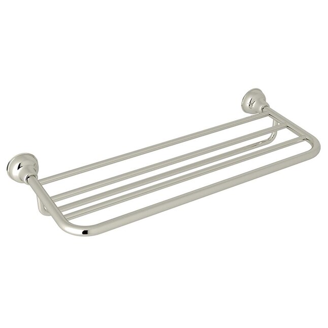 Rohl Country Bath Polished Nickel Wall Mount Towel Rack Rohl Country Bath Polished Nickel Wall Mount Towel Rack