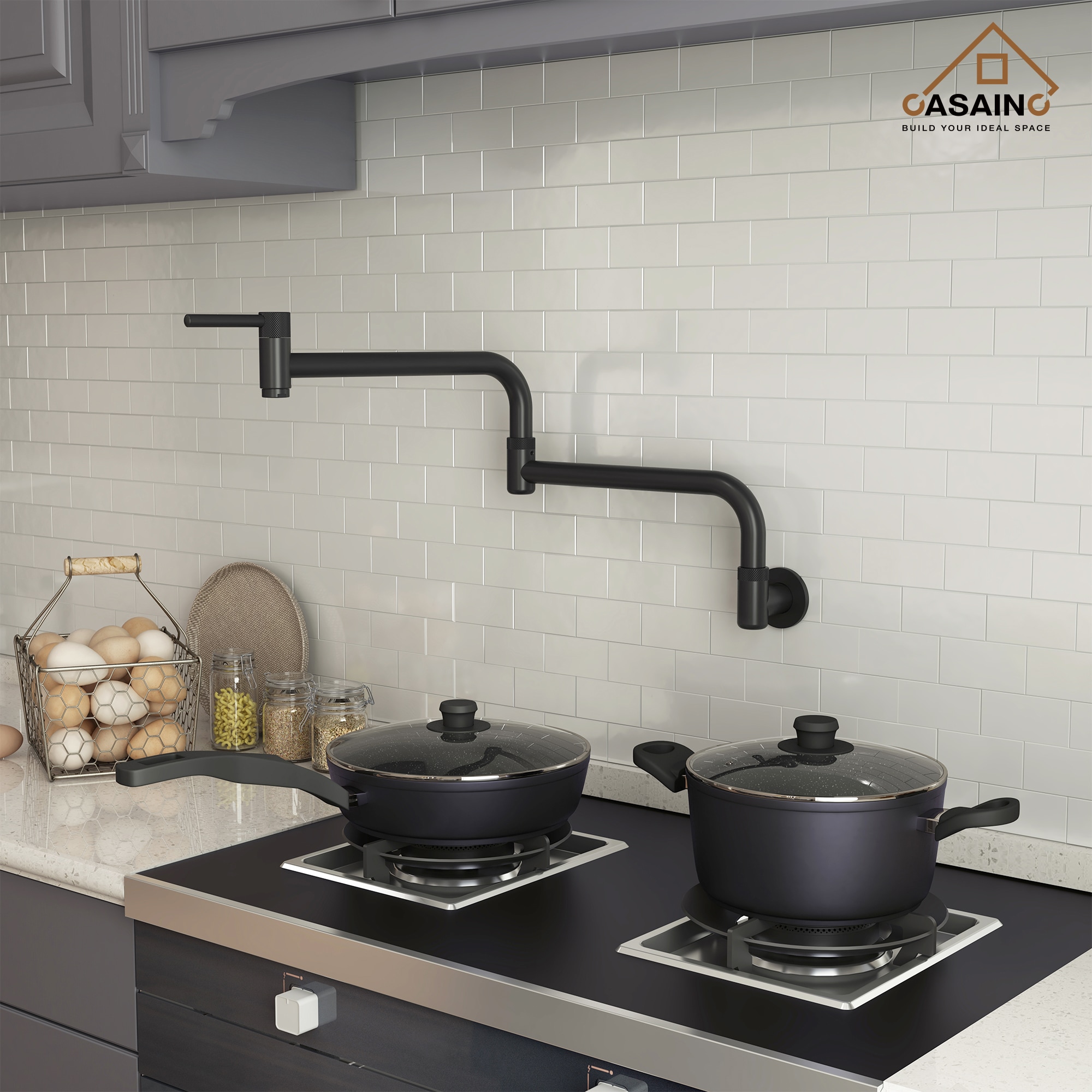 CASAINC CA-C3467-MB Kitchen-Faucets - View #3