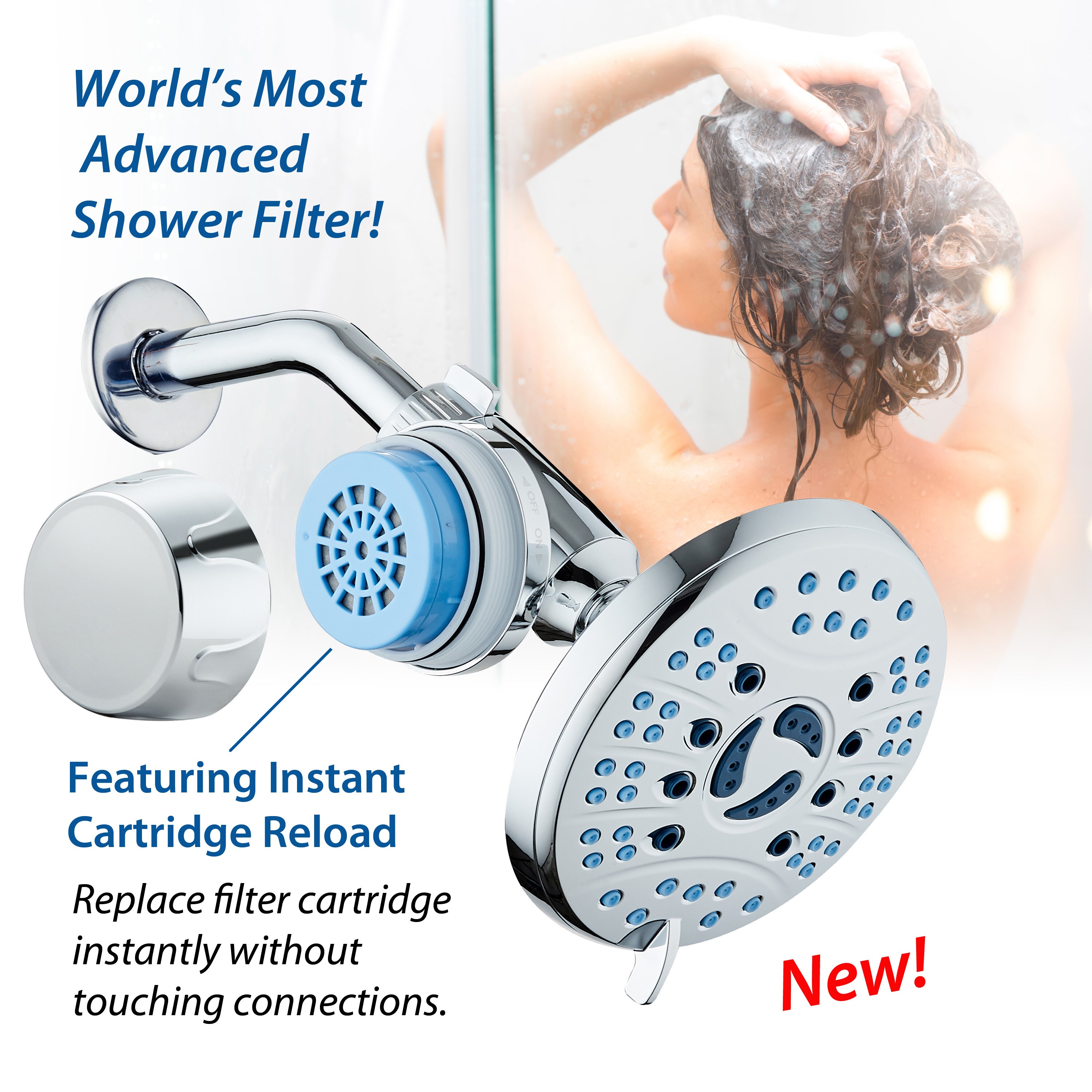 AquaCare 1325 Shower-Head-Filters - View #4