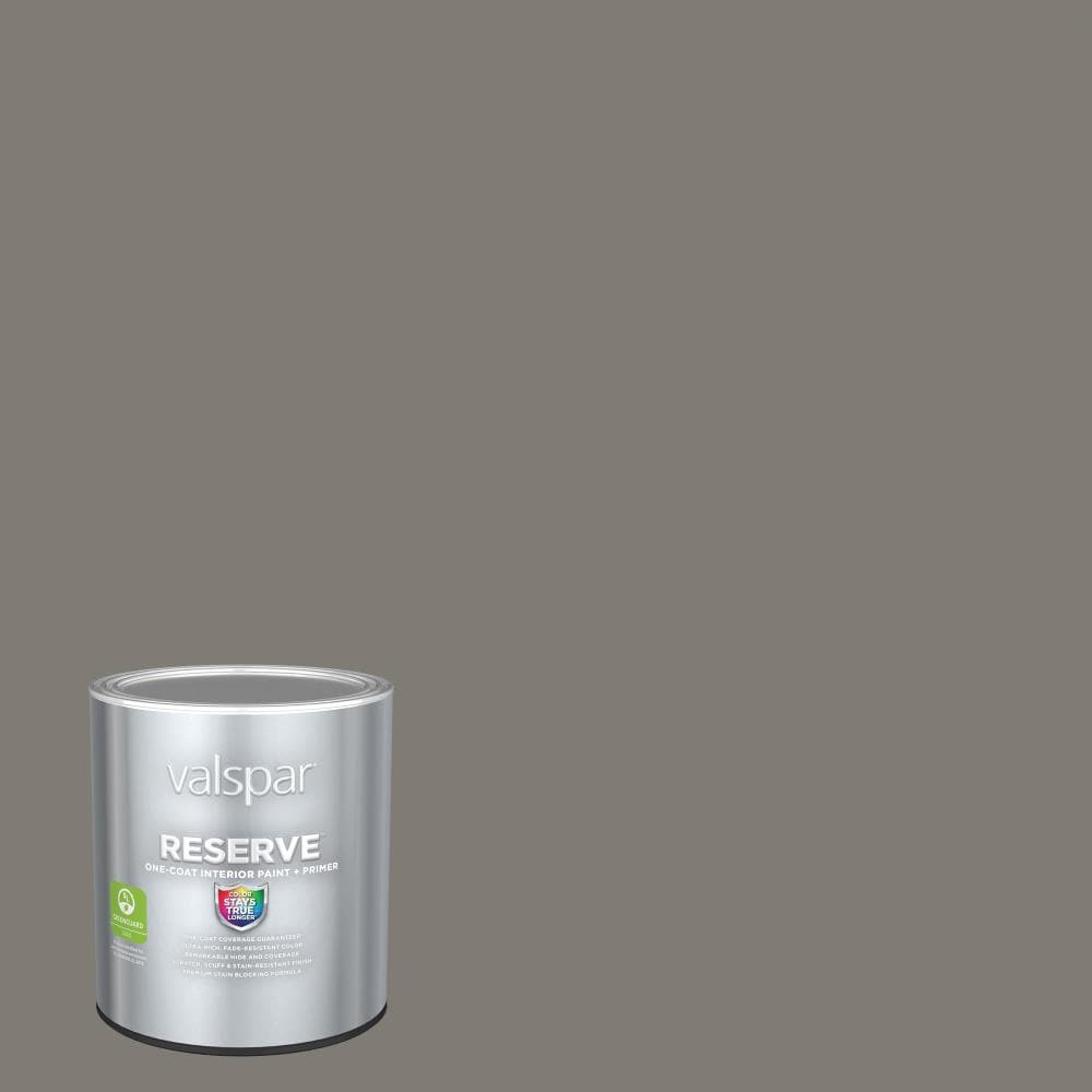 Valspar 6004-2B-2916560 Reserve Flat Mountain Smoke 6004-2B Latex Interior Paint Paint + Primer ( 1-quart )
