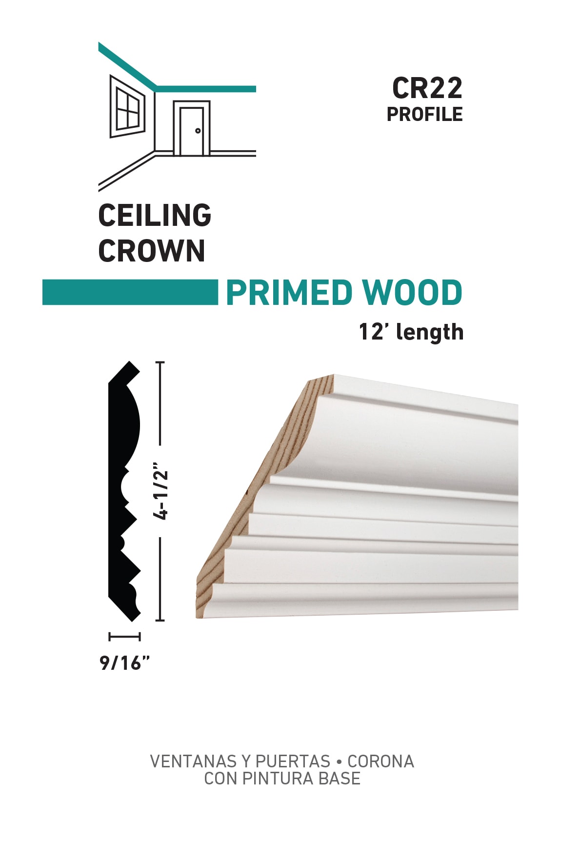 RELIABILT L047022212 Crown-Moulding - View #3