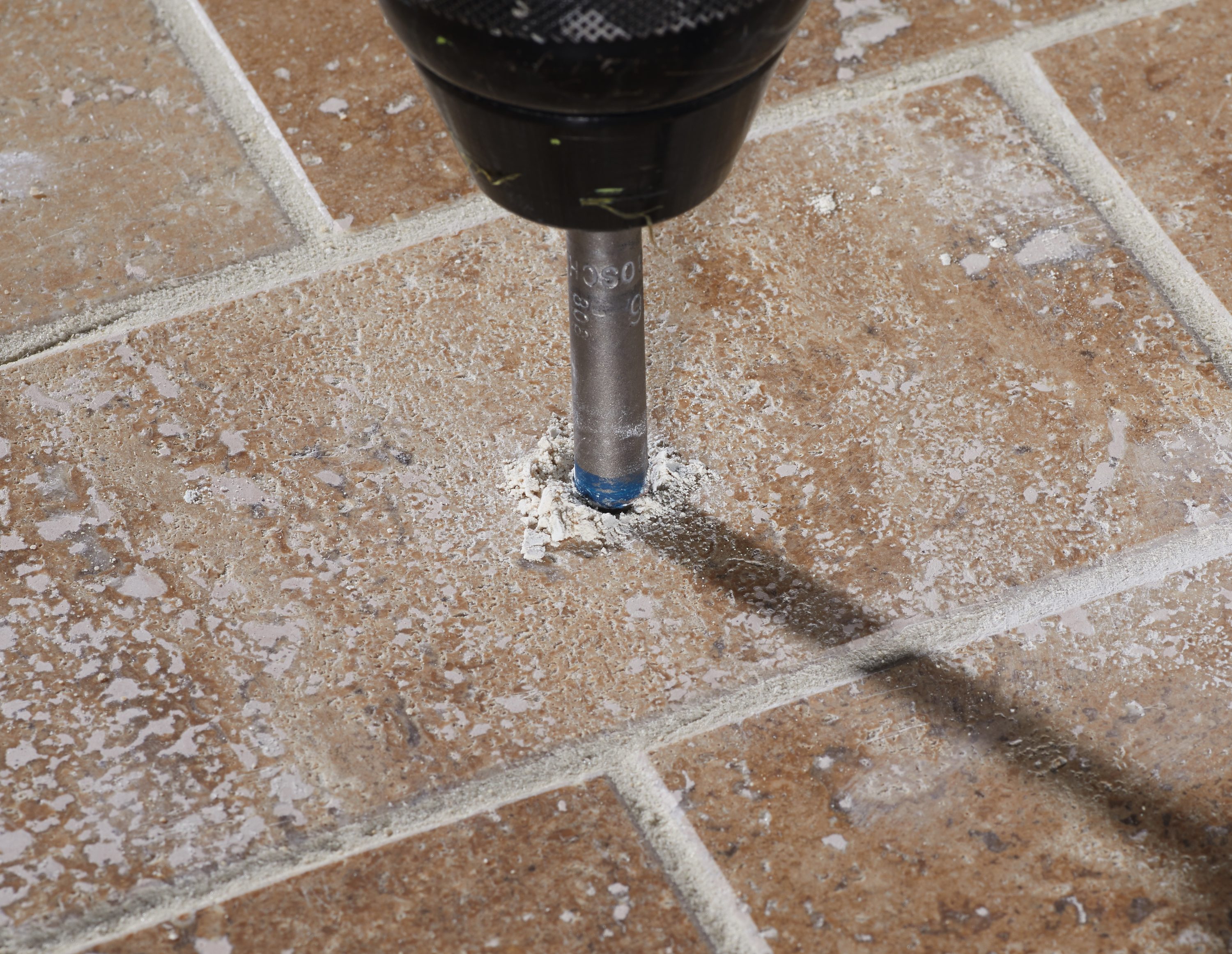 Bosch Natural Stone Tile 4-Piece x High-speed Steel Masonry Drill Bit Set for Rotary Drill